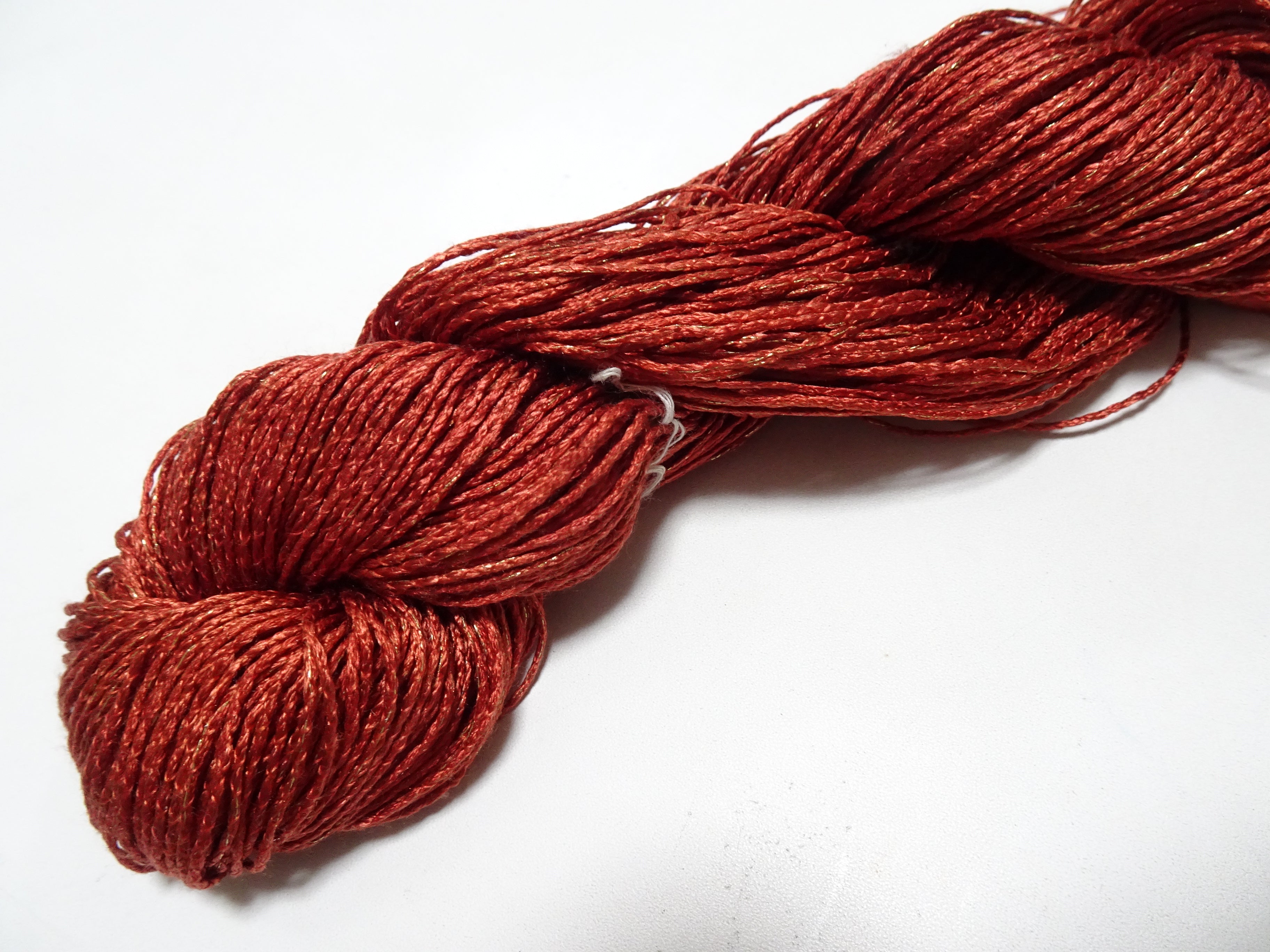 Japanese Tanaka Gen Silk – One-of-a-Kind Hand-Dyed Artistic Silk Thread, Rare Japanese Artisan Yarn, Limited Stock 16536