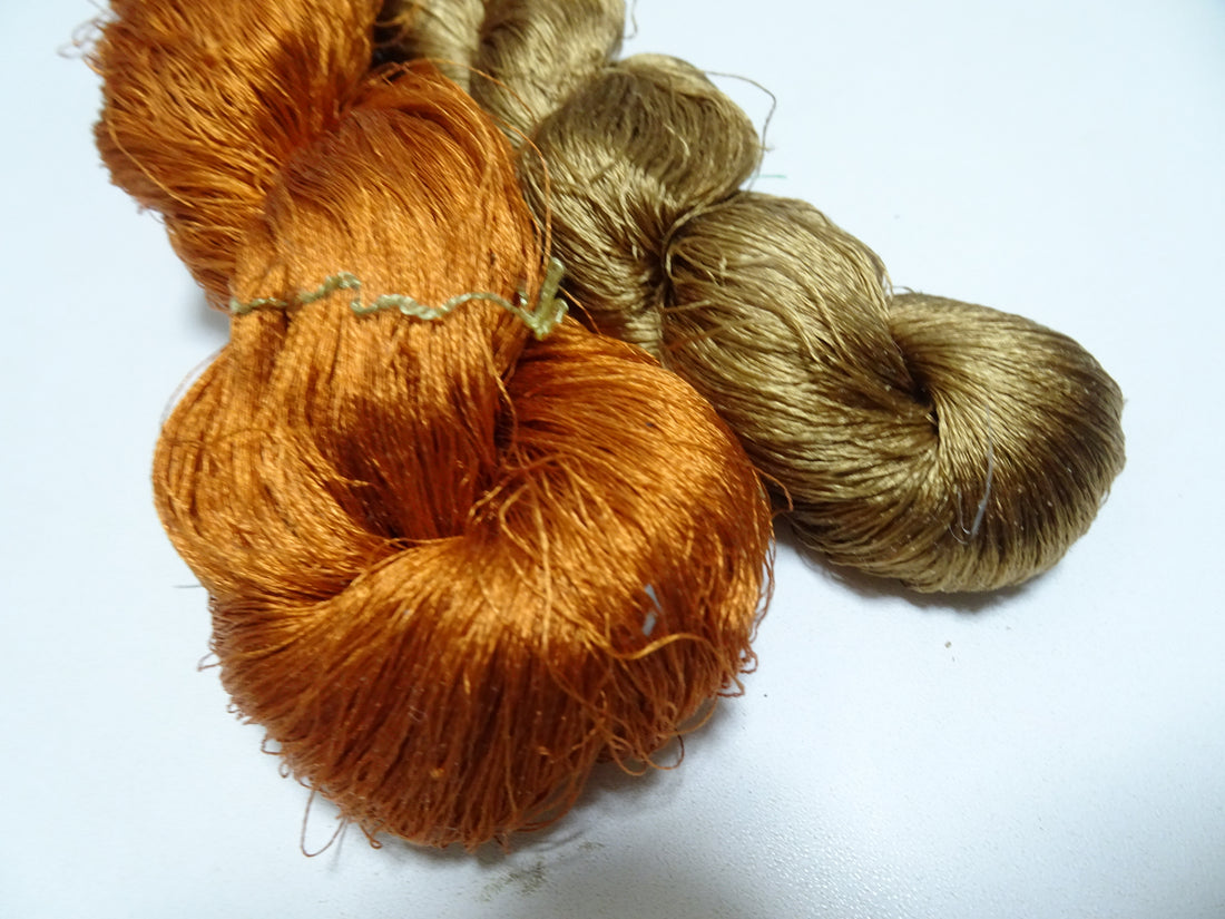 Japanese vintage silk thread 2sets embroidery 8605