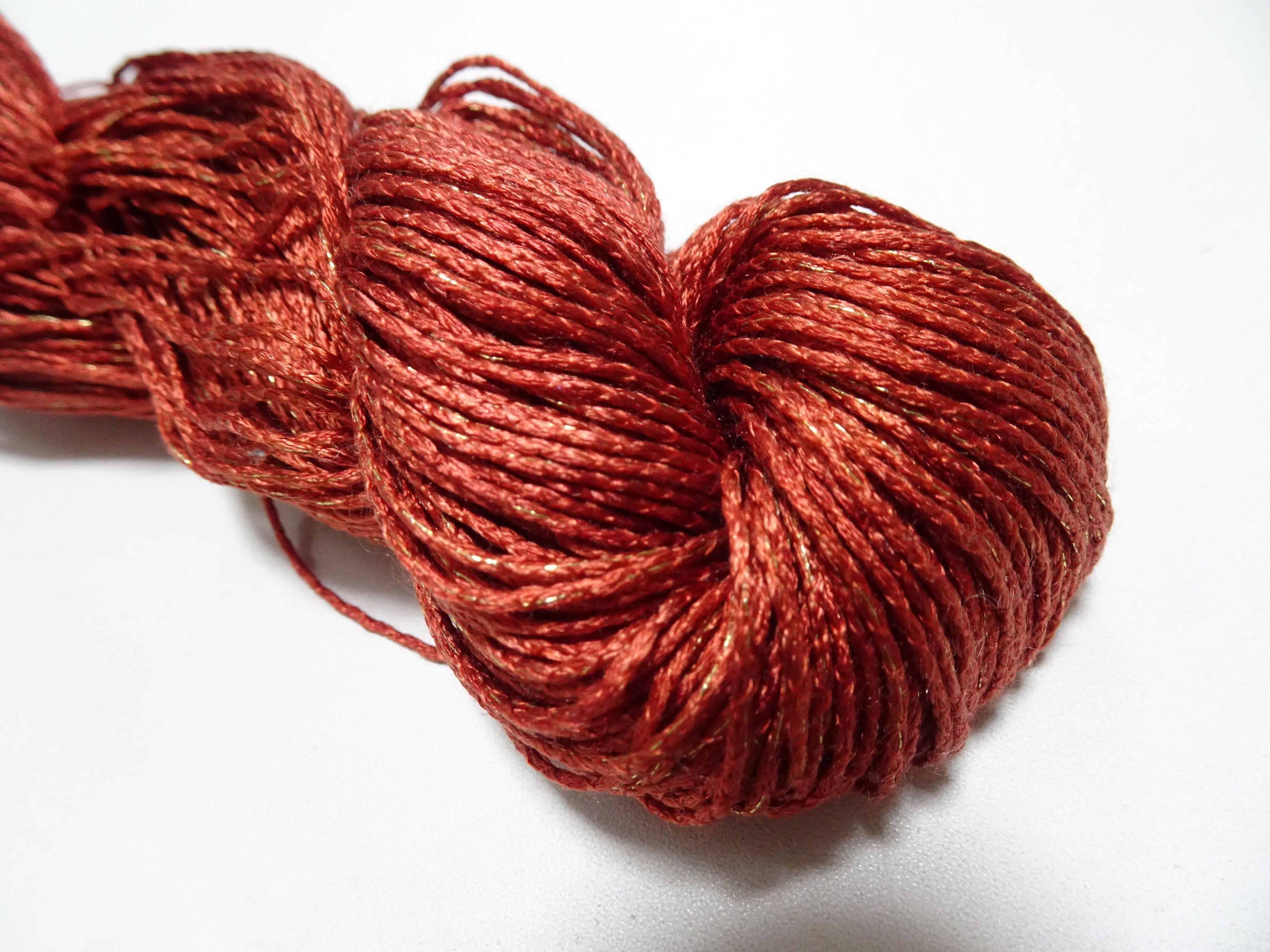 Japanese Tanaka Gen Silk – One-of-a-Kind Hand-Dyed Artistic Silk Thread, Rare Japanese Artisan Yarn, Limited Stock 16536
