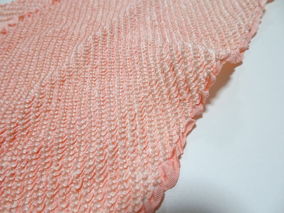 Japanese Kimono Silk Obi Age Shibori  18054