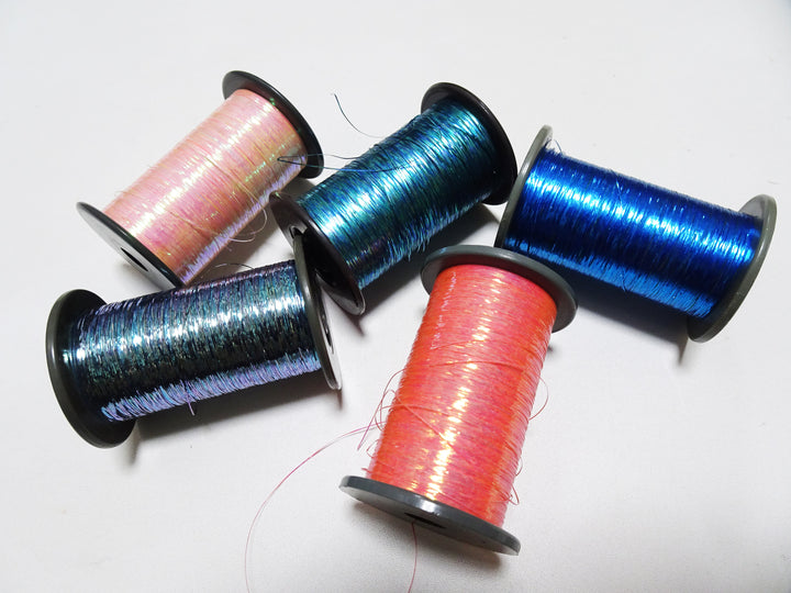 Japanese Vintage Metallic thread flat type Hirahaku 5set  Aluminum foil &  Washi(japanese paper) embroidery 18658