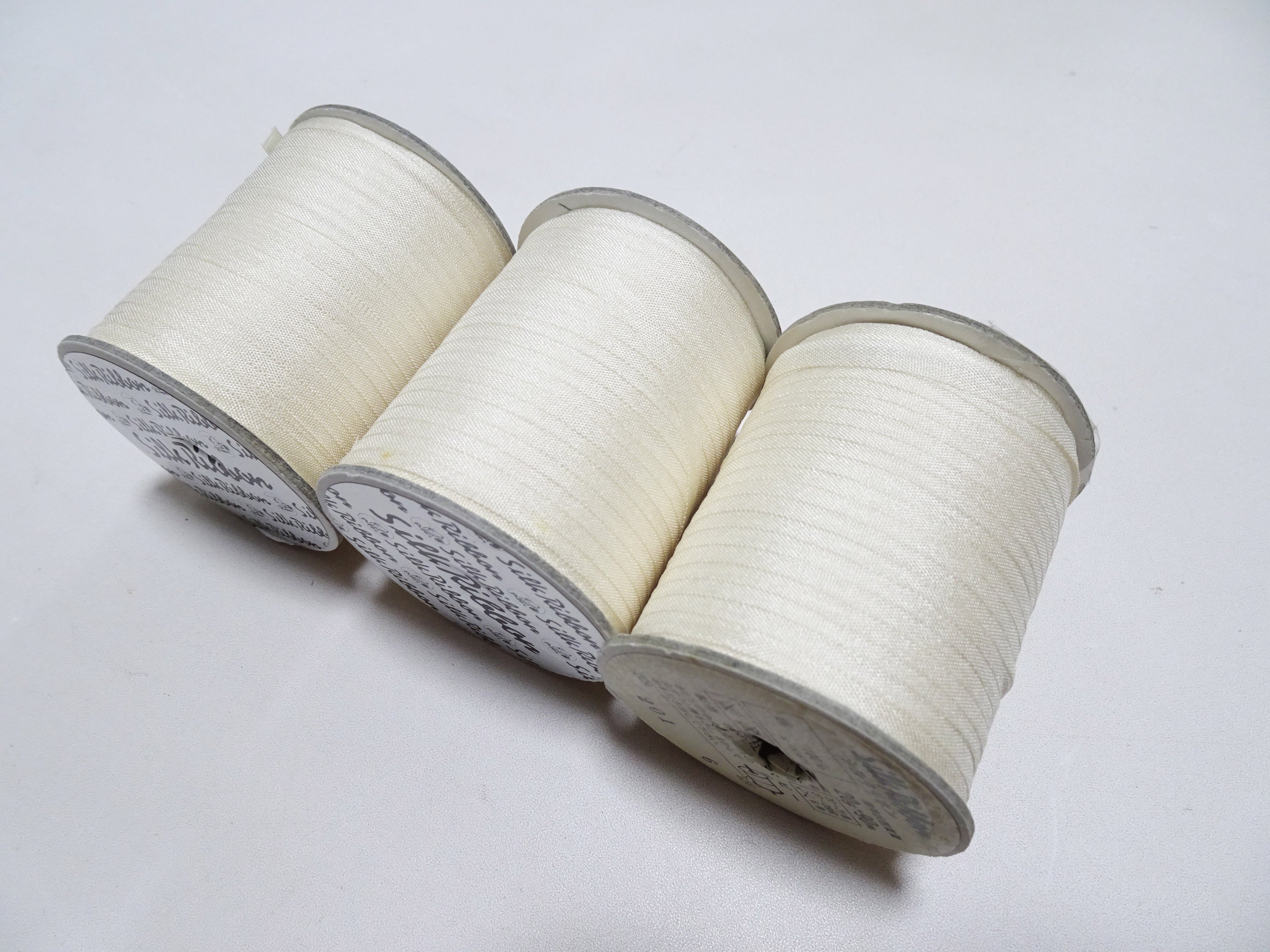 Japanese Vintage Silk Ribbon Embroidery Thread 3sets 18978