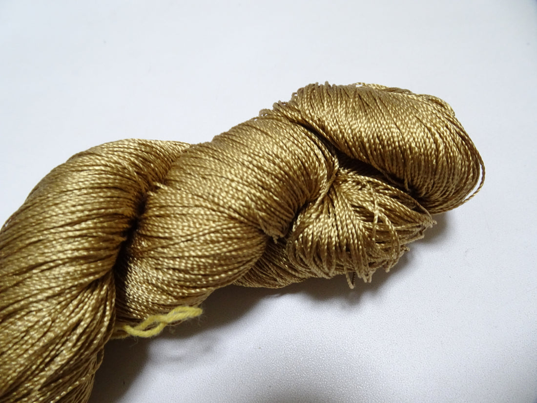Japanese Vintage Twisted Silk Thread Embroidery & Weaving 17773