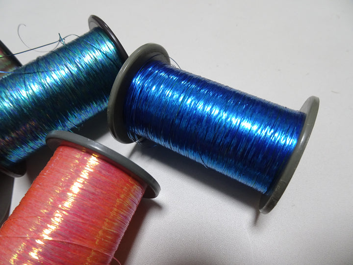 Japanese Vintage Metallic thread flat type Hirahaku 5set  Aluminum foil &  Washi(japanese paper) embroidery 18658
