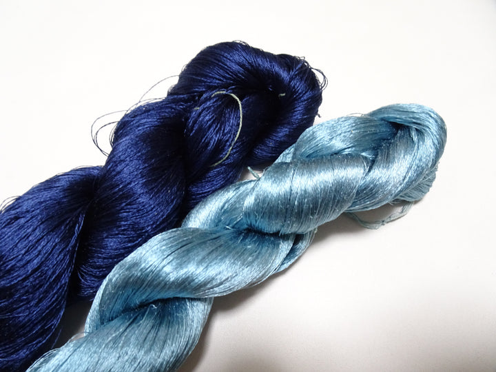 Japanese Vintage Twisted Silk Thread 2sets Embroidery 15400