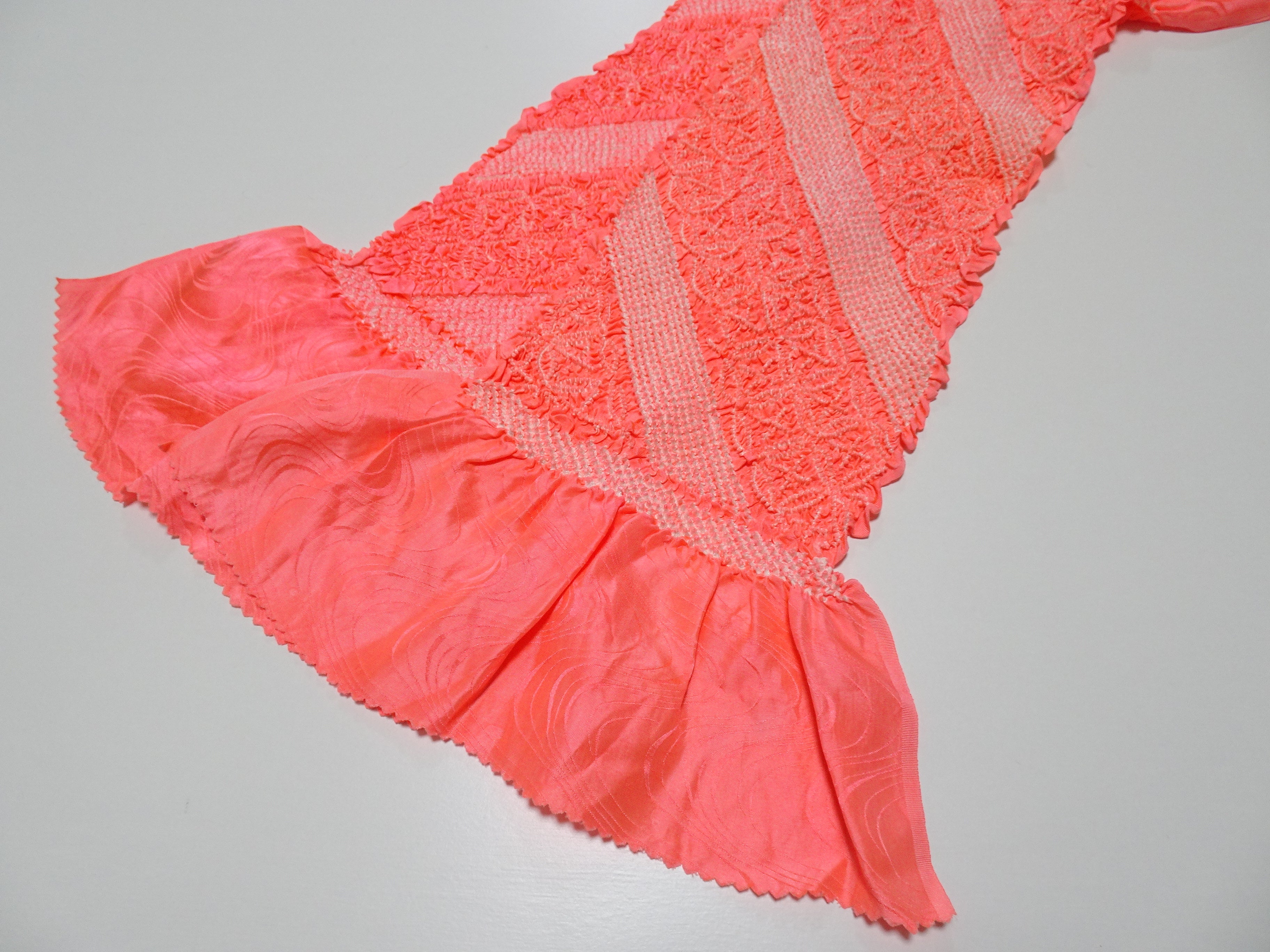 Japanese Kimono Silk Obi Age Shibori  18055