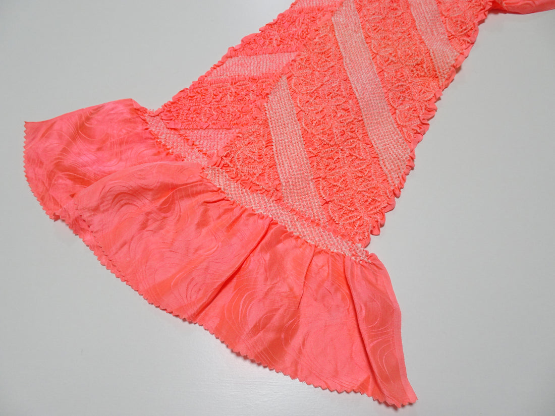 Japanese Kimono Silk Obi Age Shibori  18055