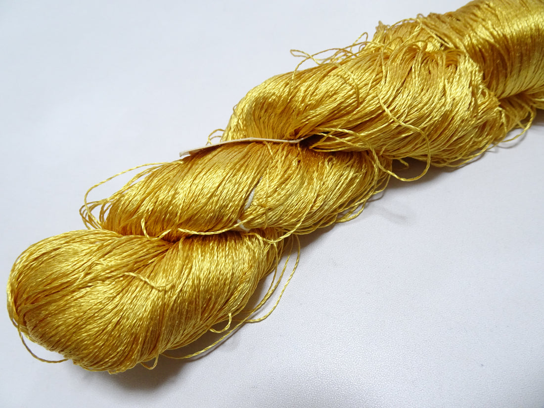 Japanese Vintage Twisted Silk Thread Embroidery 18340