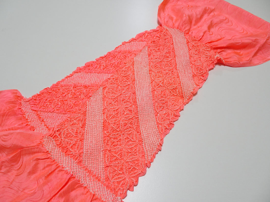 Japanese Kimono Silk Obi Age Shibori  18055