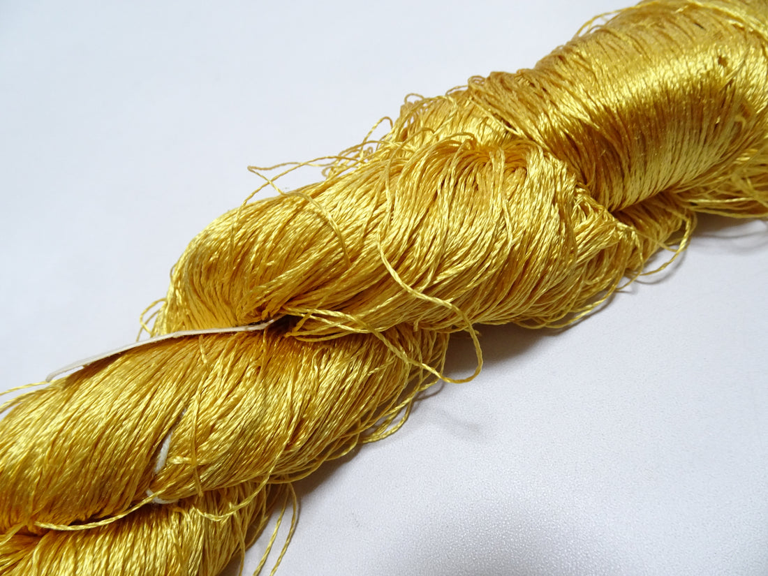 Japanese Vintage Twisted Silk Thread Embroidery 18340