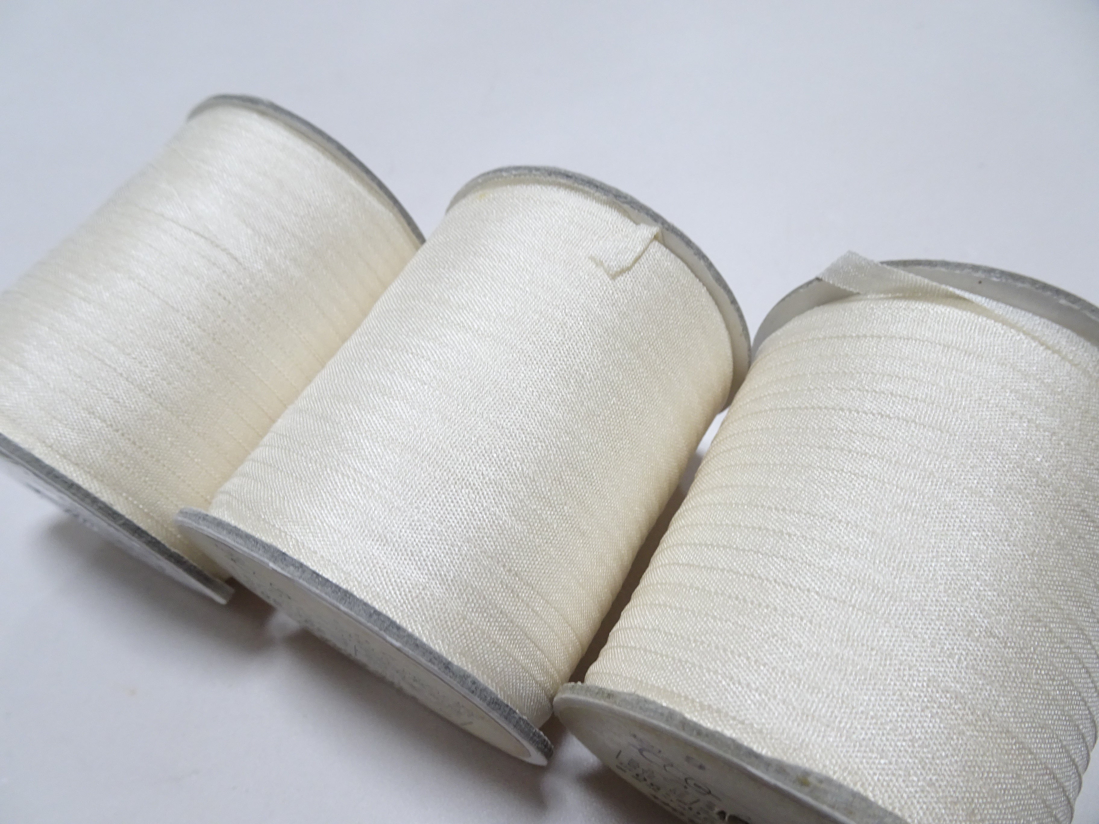 Japanese Vintage Silk Ribbon Embroidery Thread 3sets 18978