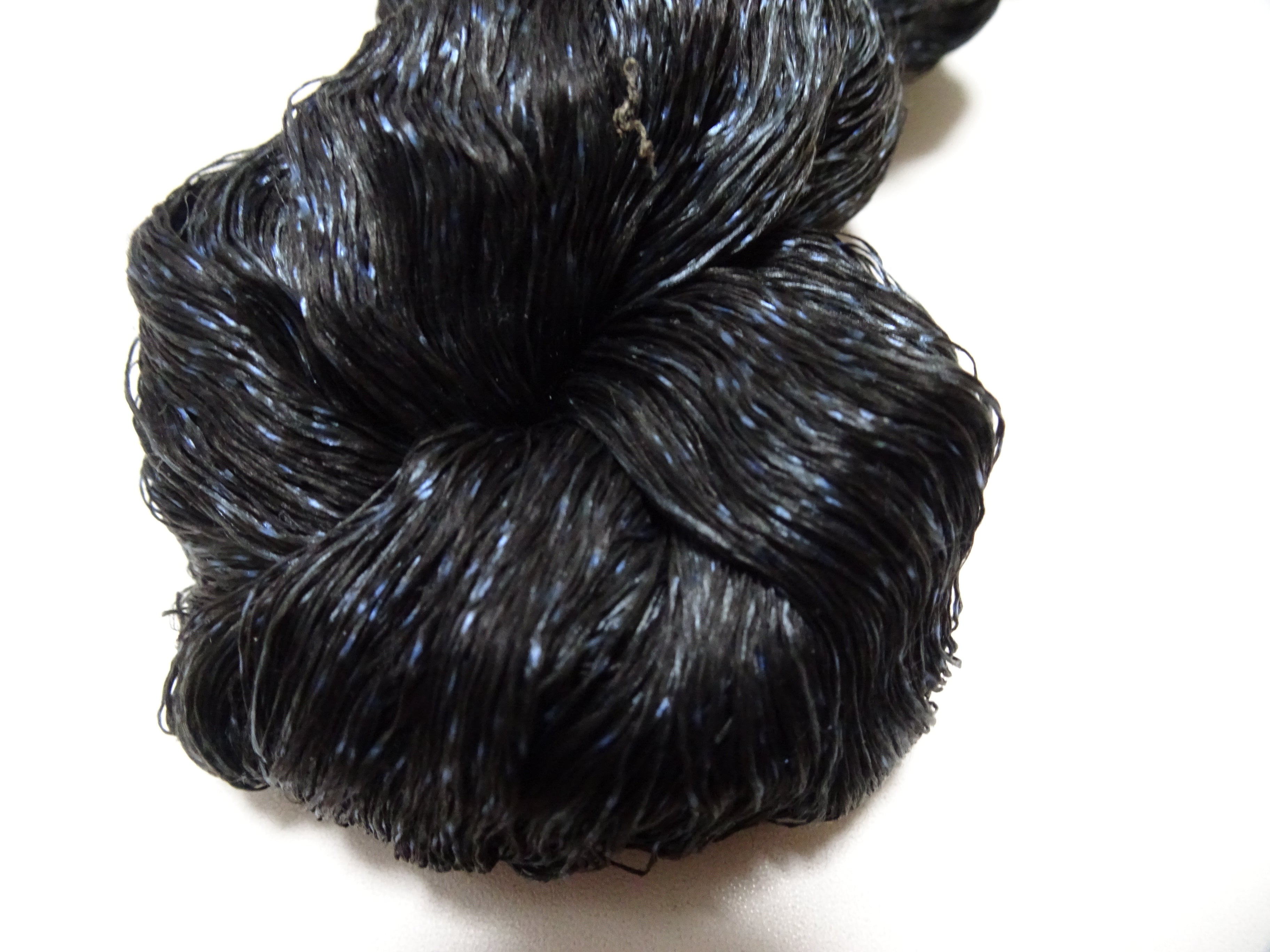 Japanese Vintage Super Rare Indigo Mud Dyeing kasuri loose Twisted Silk Thread Various Sets Embroidery & weave 15542