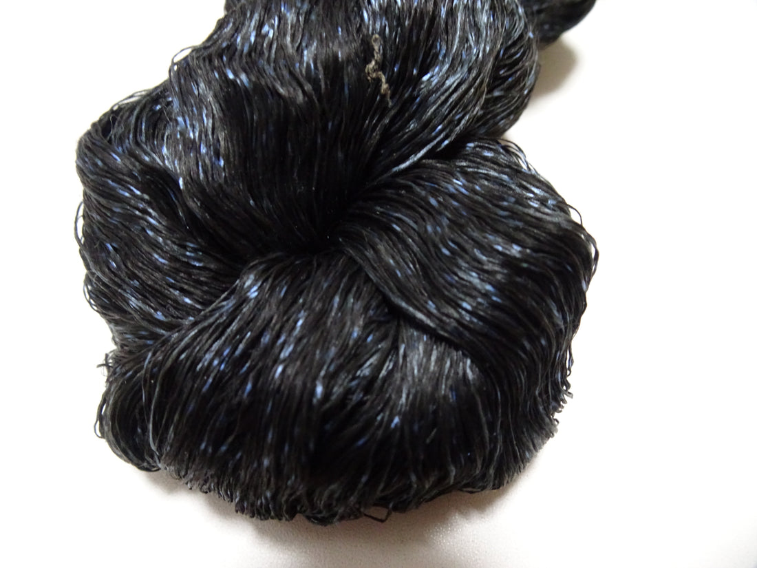 Japanese Vintage Super Rare Indigo Mud Dyeing kasuri loose Twisted Silk Thread Various Sets Embroidery & weave 15542