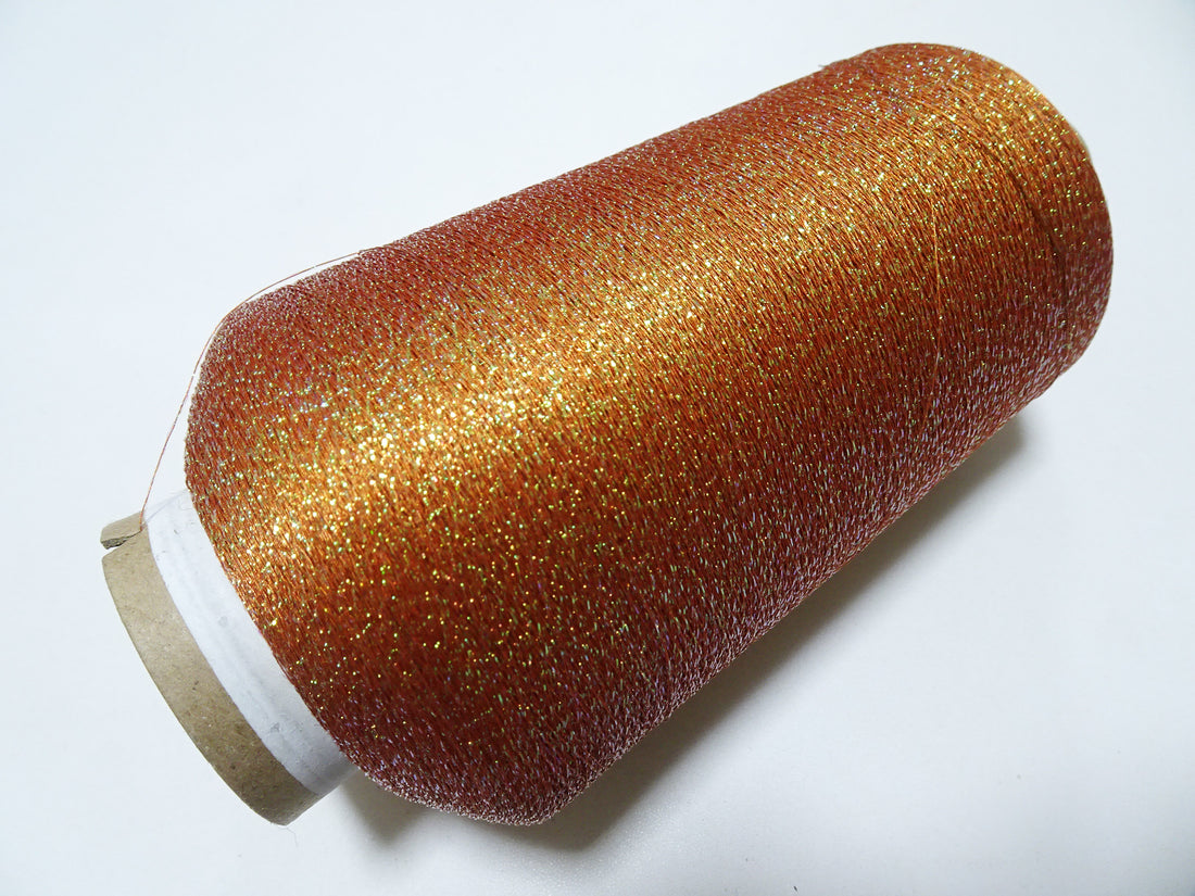 Super Special price! Japanese vintage metallic lame thread embroidery 5000M 9373