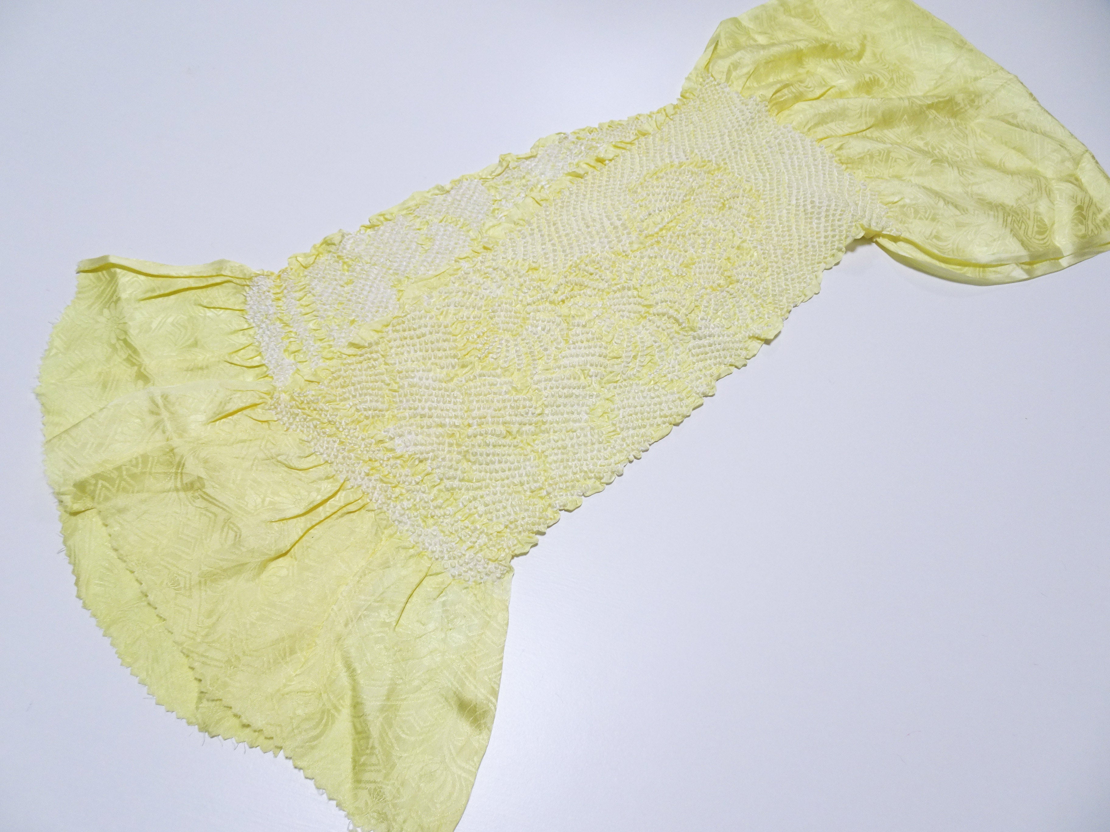 Japanese Kimono Silk Obi Age Shibori  18056