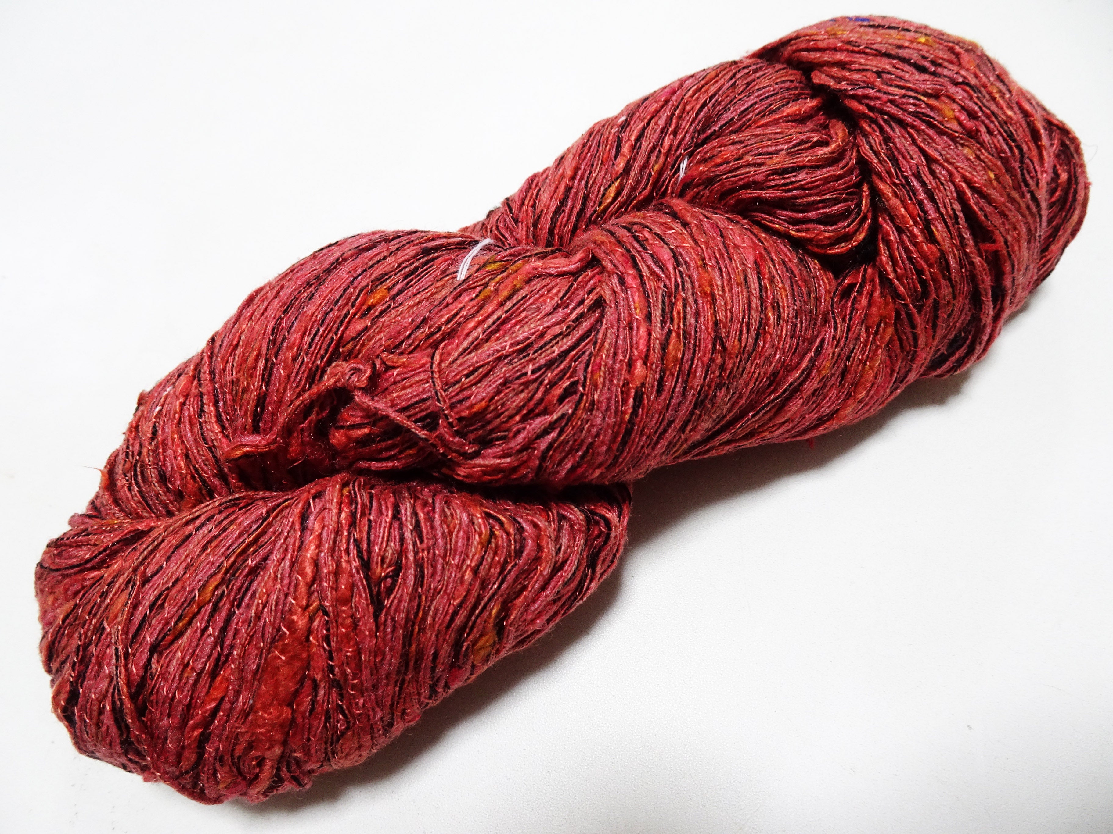 Japanese Tanaka Gen Silk – One-of-a-Kind Hand-Dyed Artistic Silk Thread, Rare Japanese Artisan Yarn, Limited Stock 16538