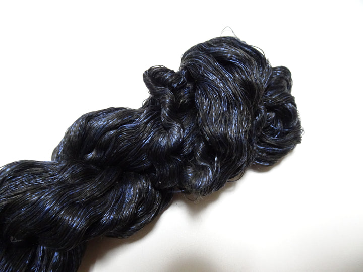 Japanese Vintage Super Rare Indigo Mud Dyeing kasuri loose Twisted Silk Thread Various Sets Embroidery & weave 15543