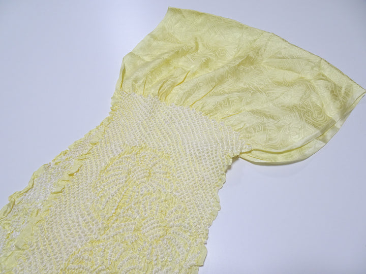 Japanese Kimono Silk Obi Age Shibori  18056