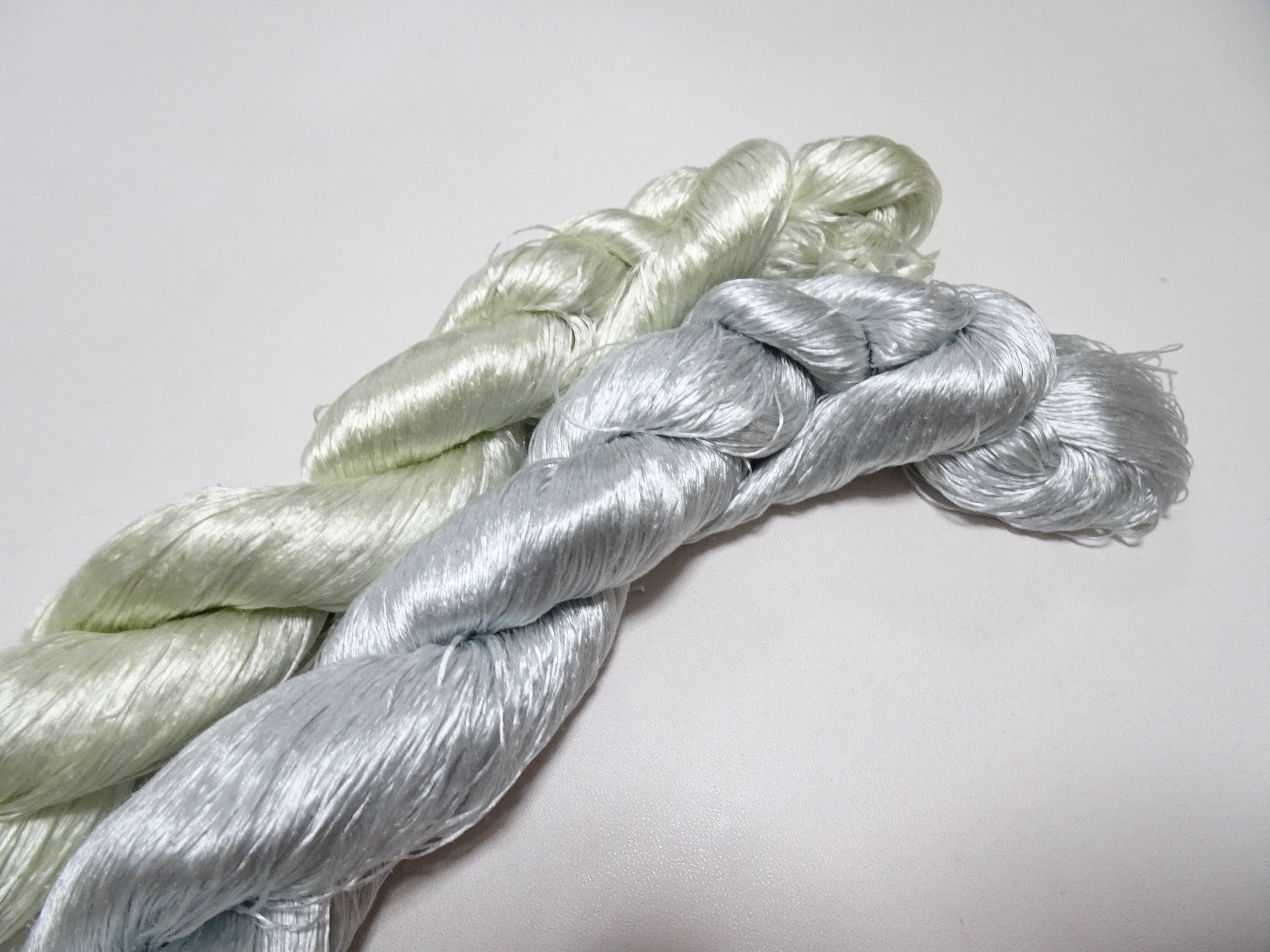 Japanese Vintage loose Twisted Silk Thread 2sets Embroidery 14567