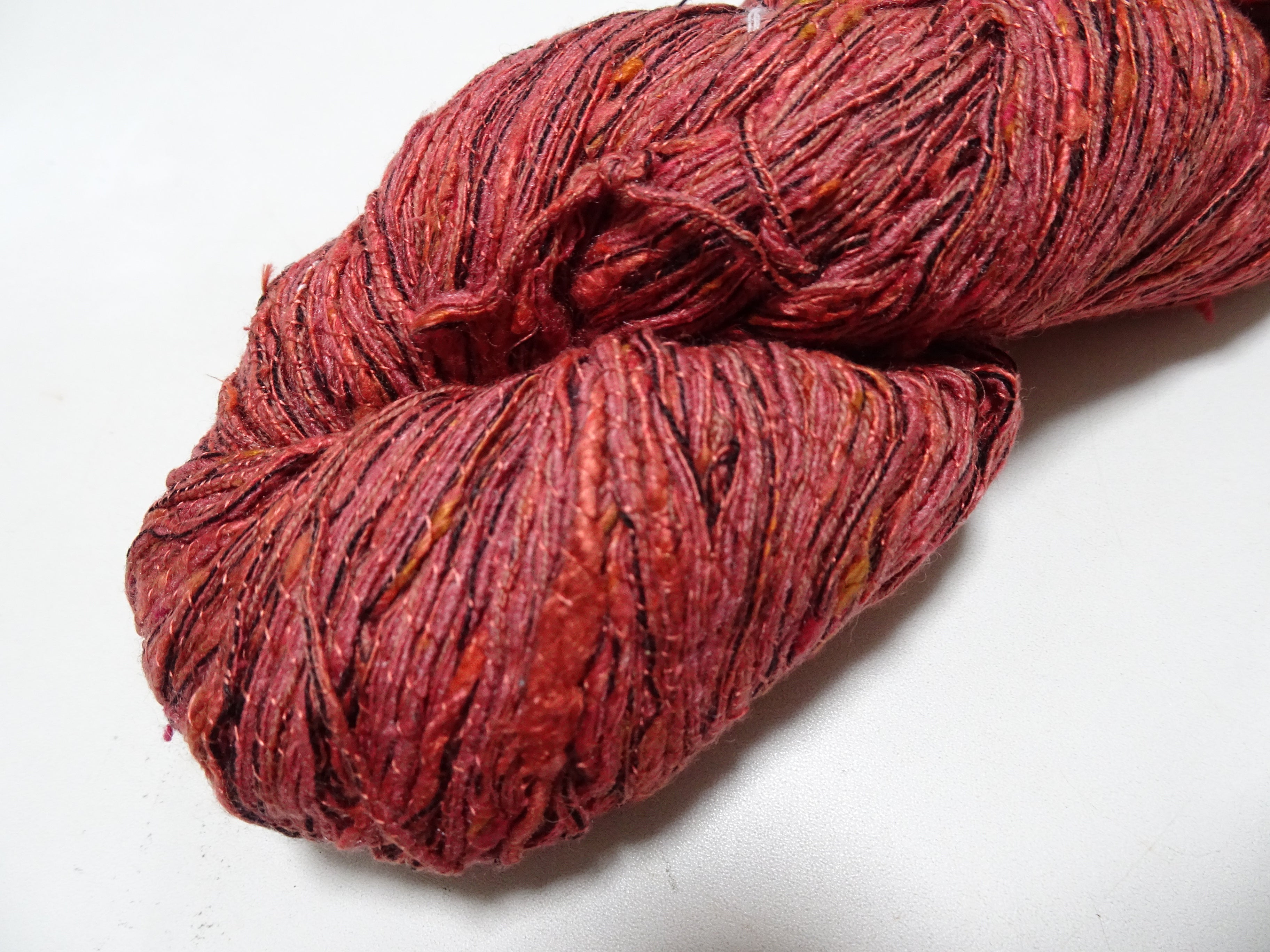 Japanese Tanaka Gen Silk – One-of-a-Kind Hand-Dyed Artistic Silk Thread, Rare Japanese Artisan Yarn, Limited Stock 16538