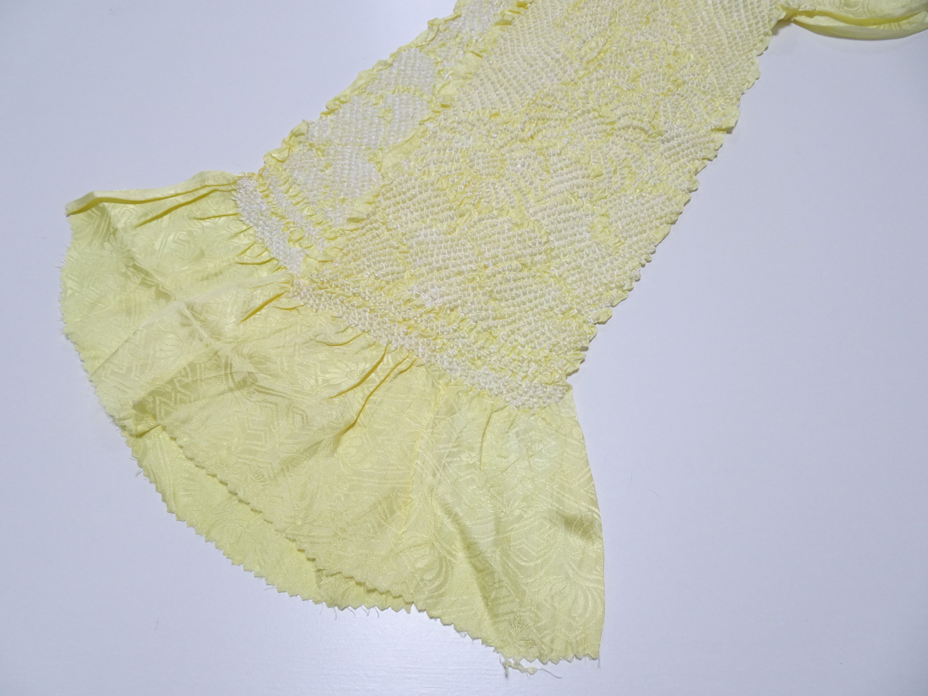 Japanese Kimono Silk Obi Age Shibori  18056