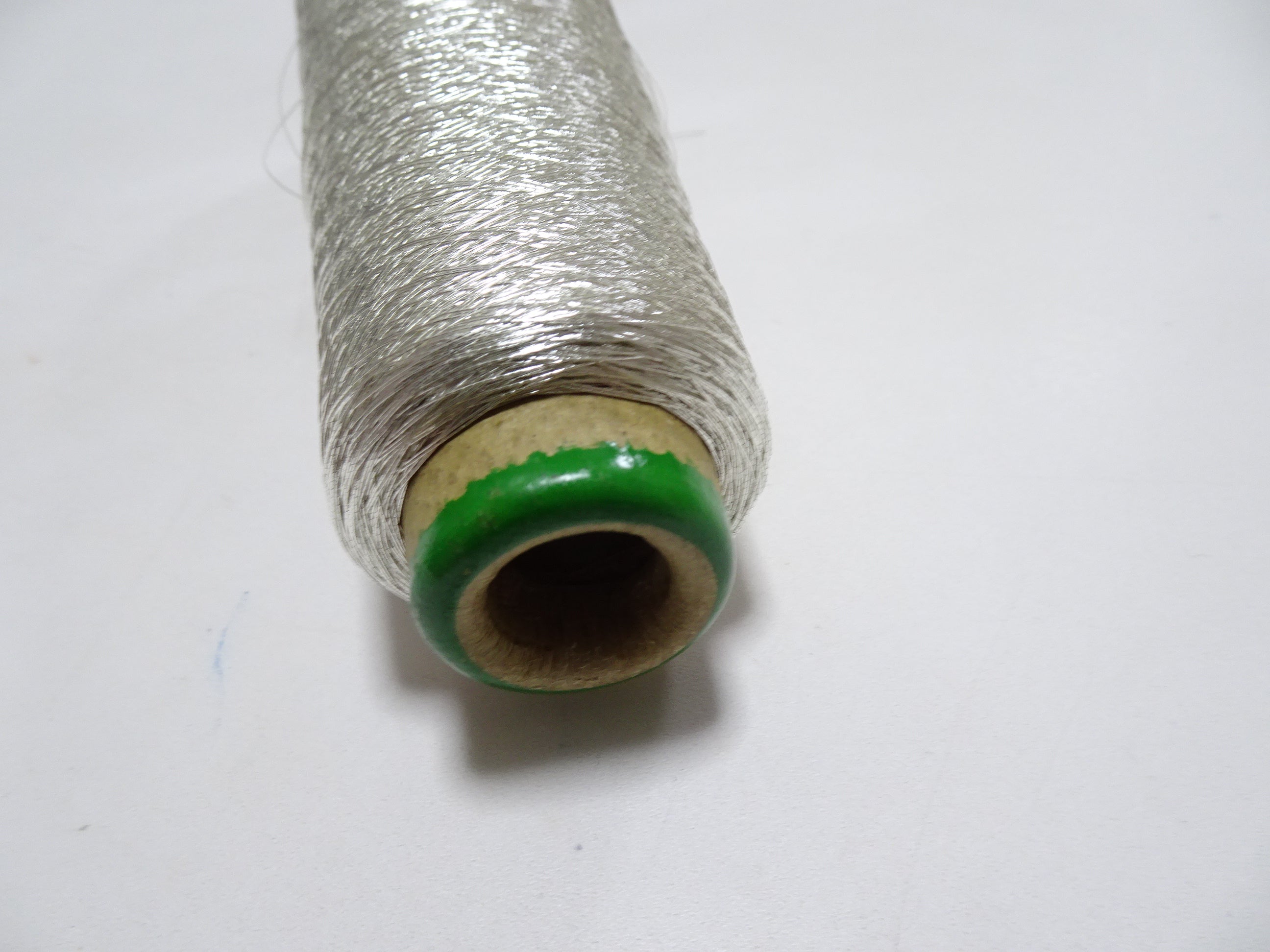 Japanese Vintage Superb Real Silver Leaf Thread SN2.5 embroidery 1000M   0.27mm