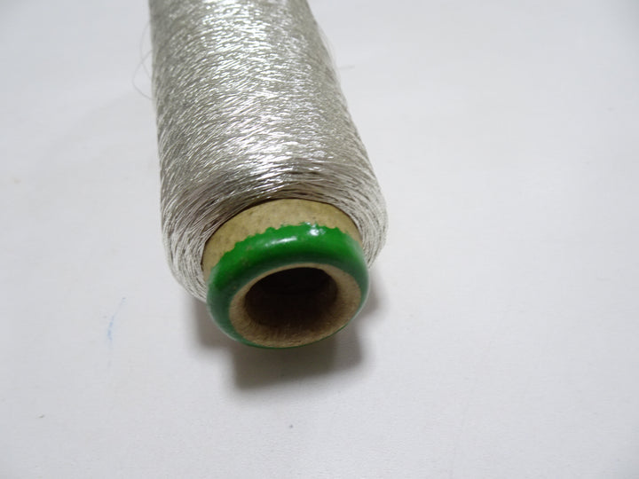 Japanese Vintage Superb Real Silver Leaf Thread SN2.5 embroidery 1000M   0.27mm