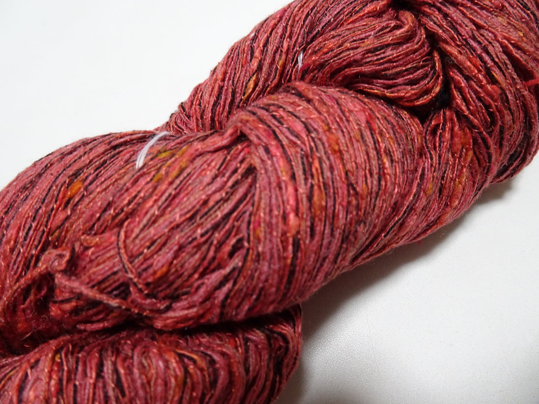 Japanese Tanaka Gen Silk – One-of-a-Kind Hand-Dyed Artistic Silk Thread, Rare Japanese Artisan Yarn, Limited Stock 16538