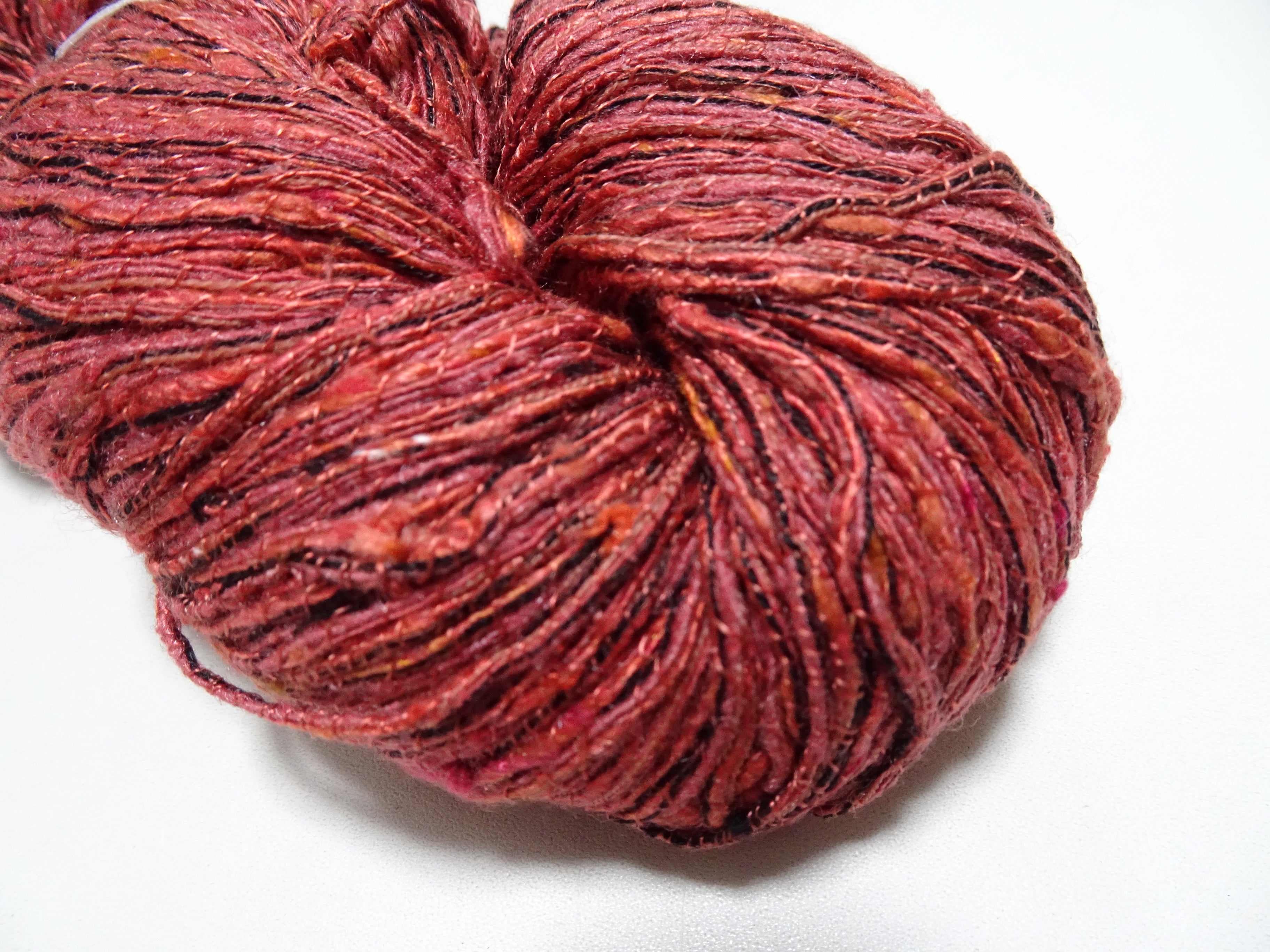Japanese Tanaka Gen Silk – One-of-a-Kind Hand-Dyed Artistic Silk Thread, Rare Japanese Artisan Yarn, Limited Stock 16538