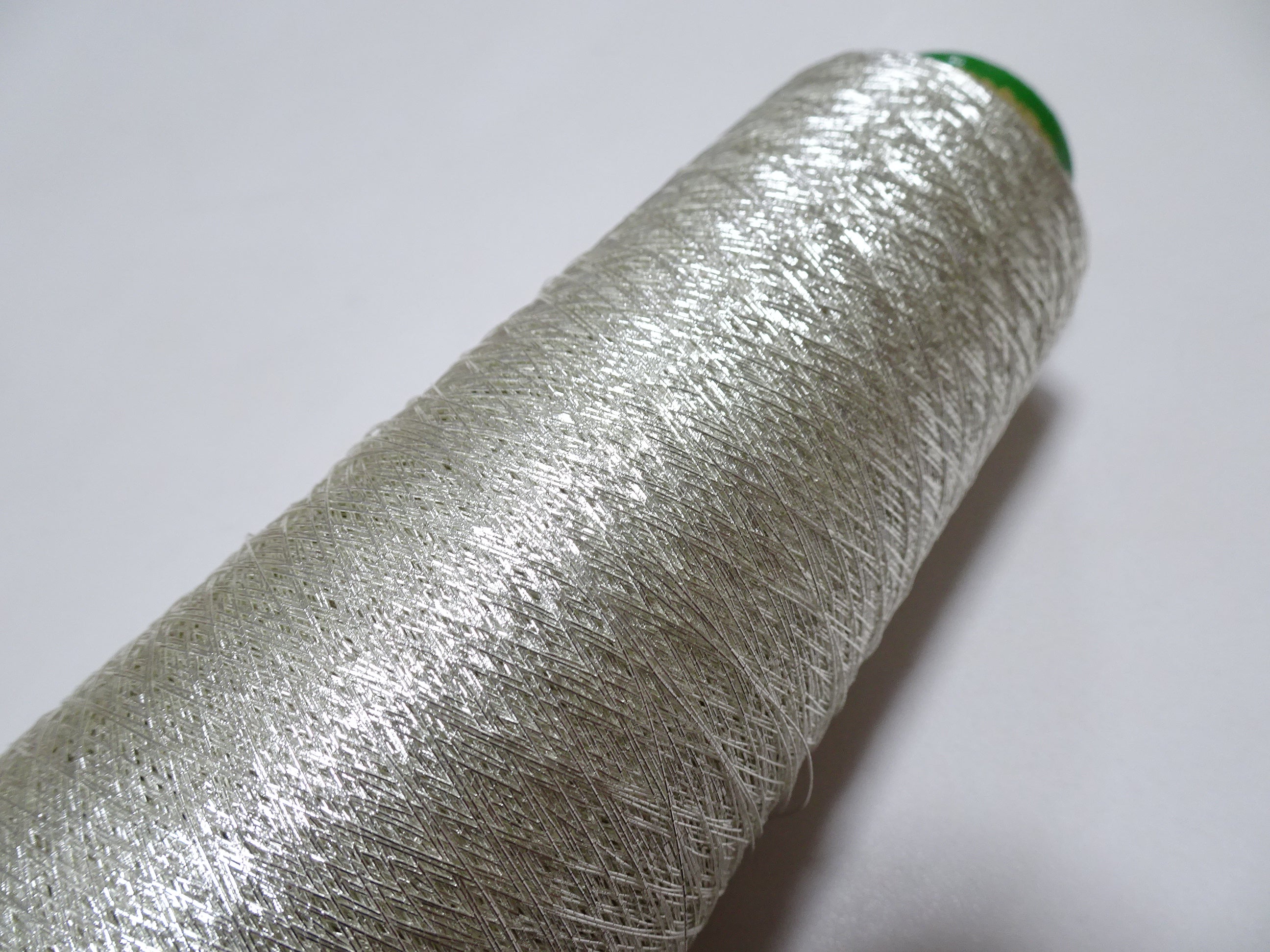 Japanese Vintage Superb Real Silver Leaf Thread SN2.5 embroidery 1000M   0.27mm