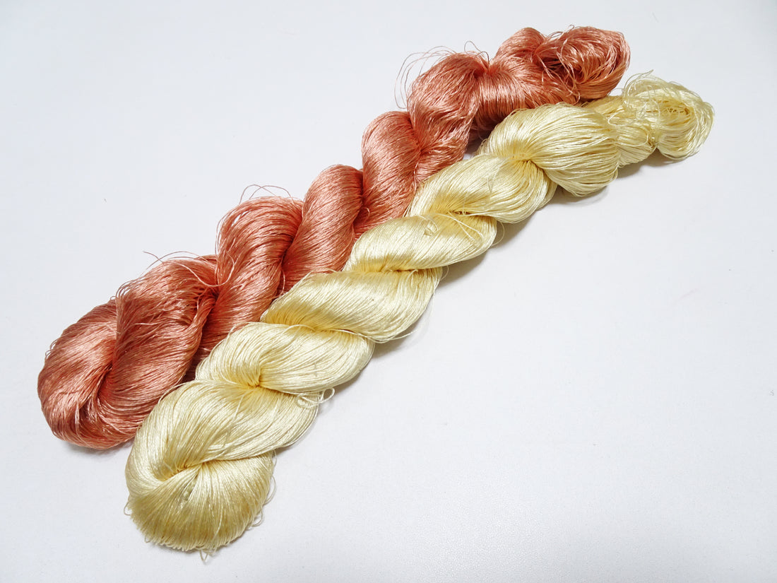 Japanese vintage silk thread 2sets embroidery 8608