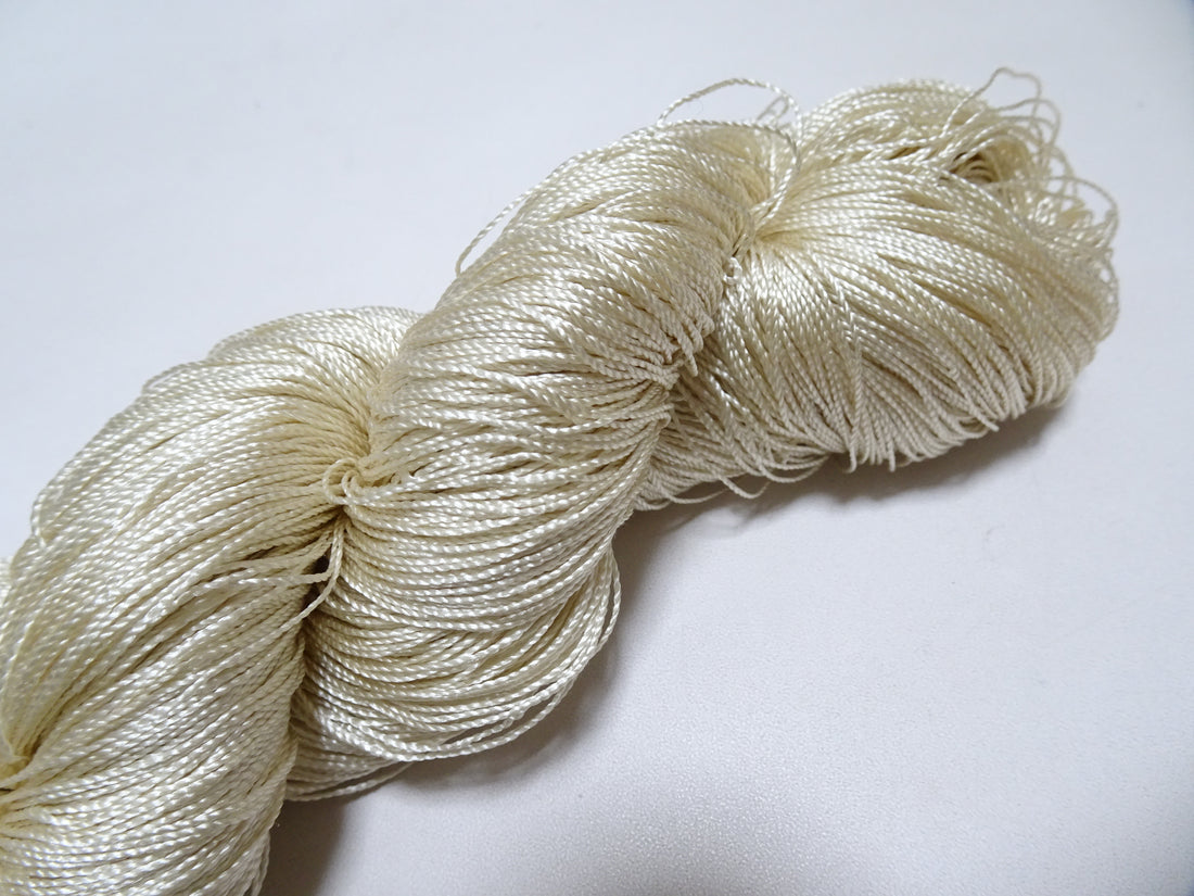 Japanese Vintage Twisted Silk Thread Embroidery & Weaving 17775