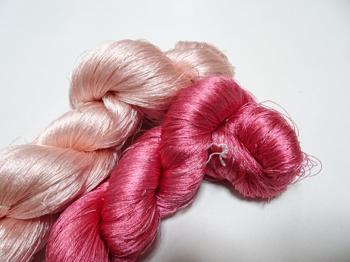 Japanese Vintage Twisted Silk Thread 2sets Embroidery 15402