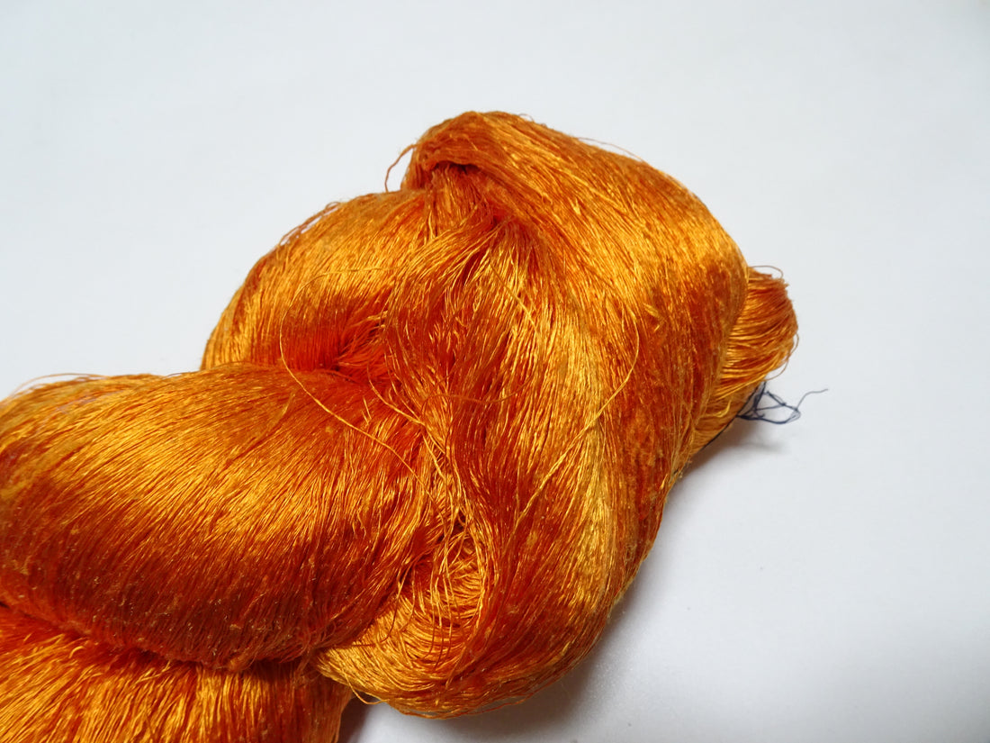 Japanese Vintage Loose Twisted Silk Thread Embroidery 15071