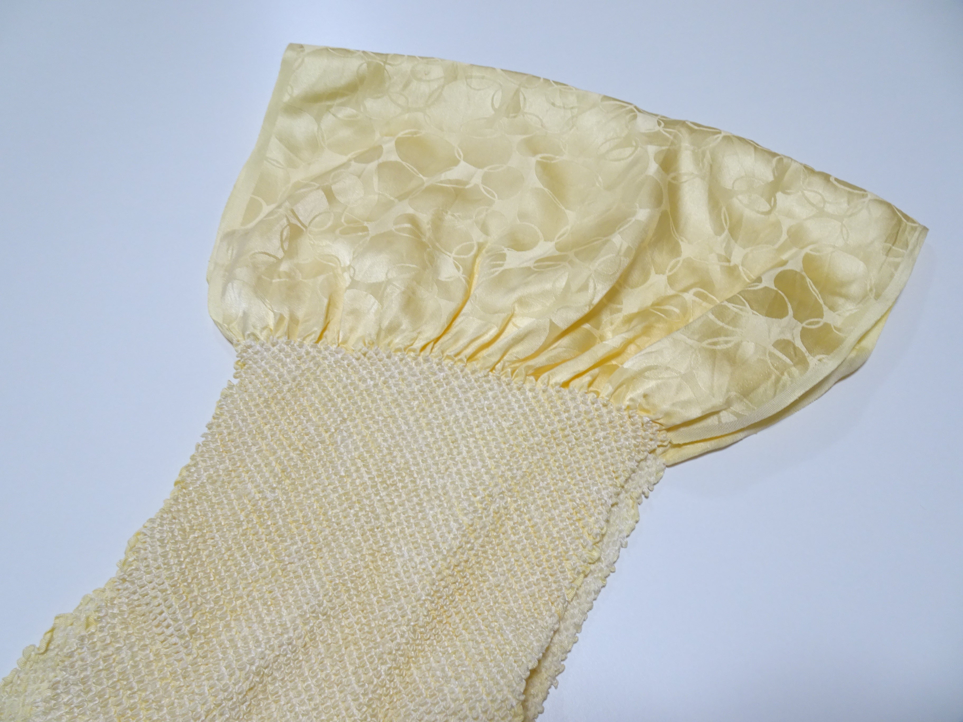 Japanese Kimono Silk Obi Age Shibori  18057