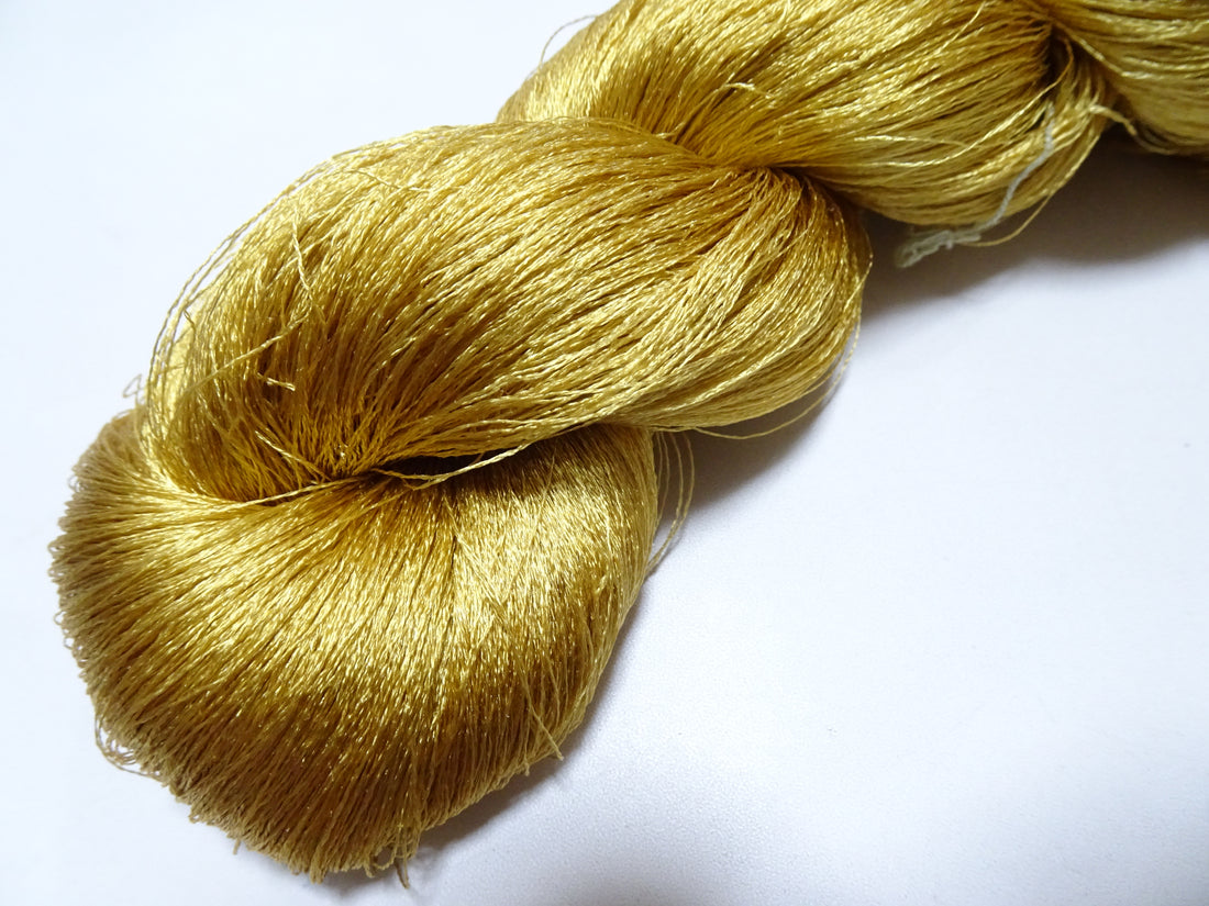 Japanese Vintage Twisted Silk Thread Embroidery 19914