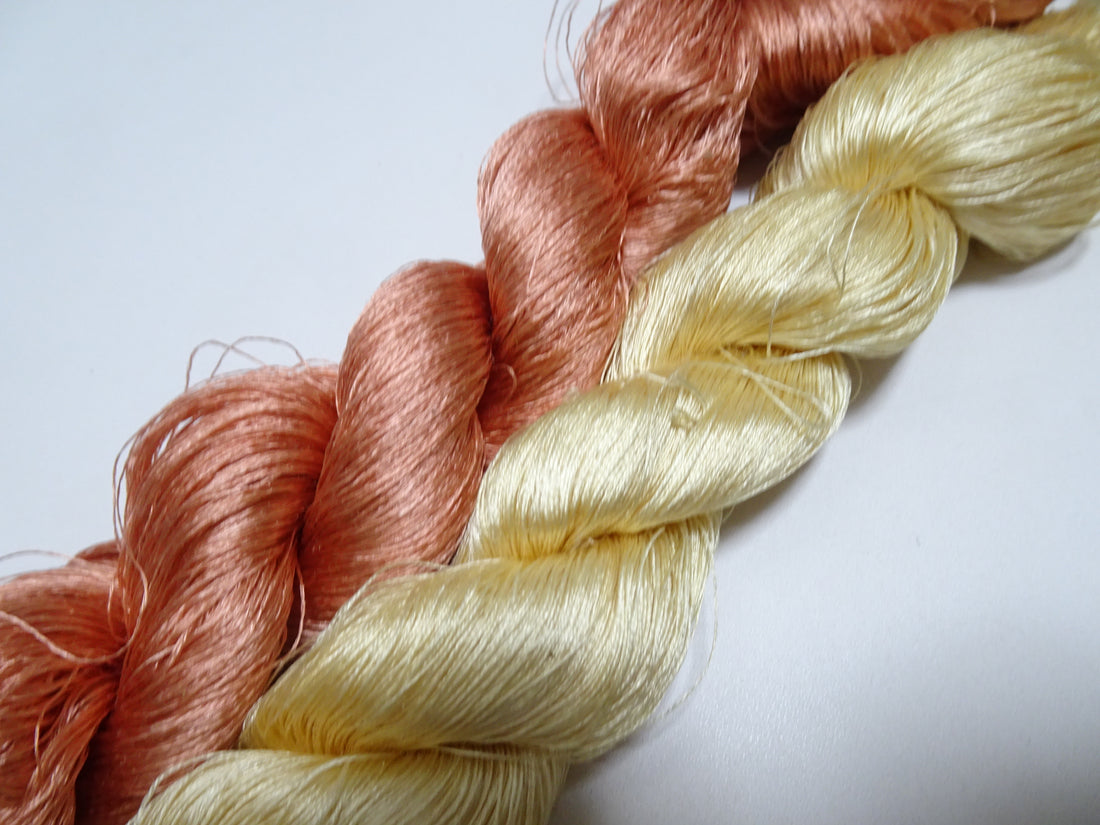 Japanese vintage silk thread 2sets embroidery 8608