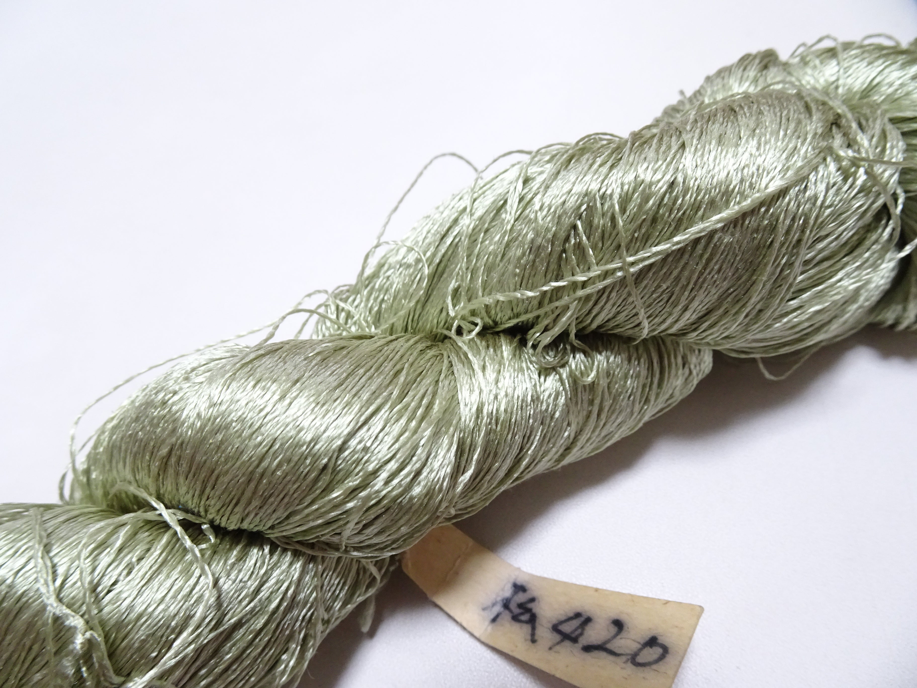 Japanese Vintage Twisted Silk Thread Embroidery 18342