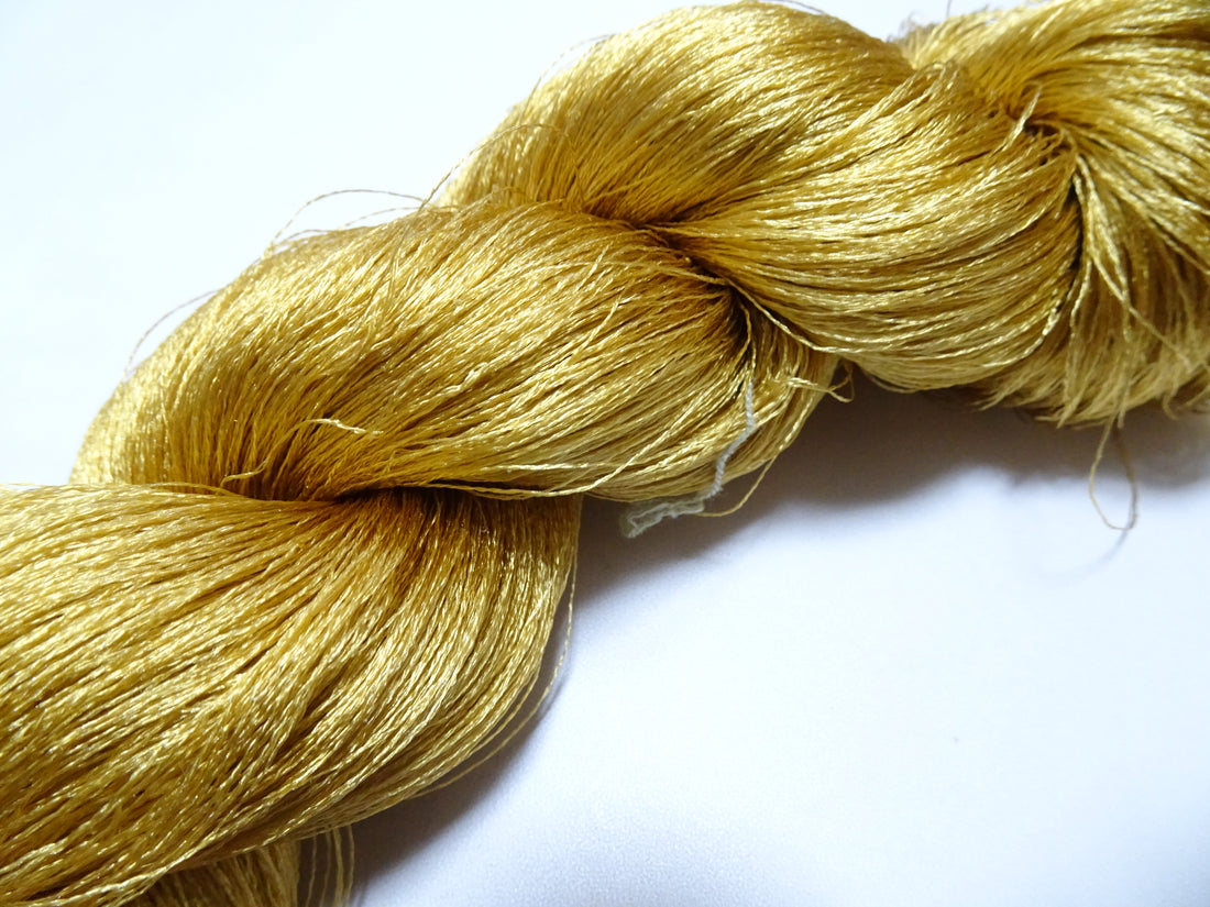 Japanese Vintage Twisted Silk Thread Embroidery 19914