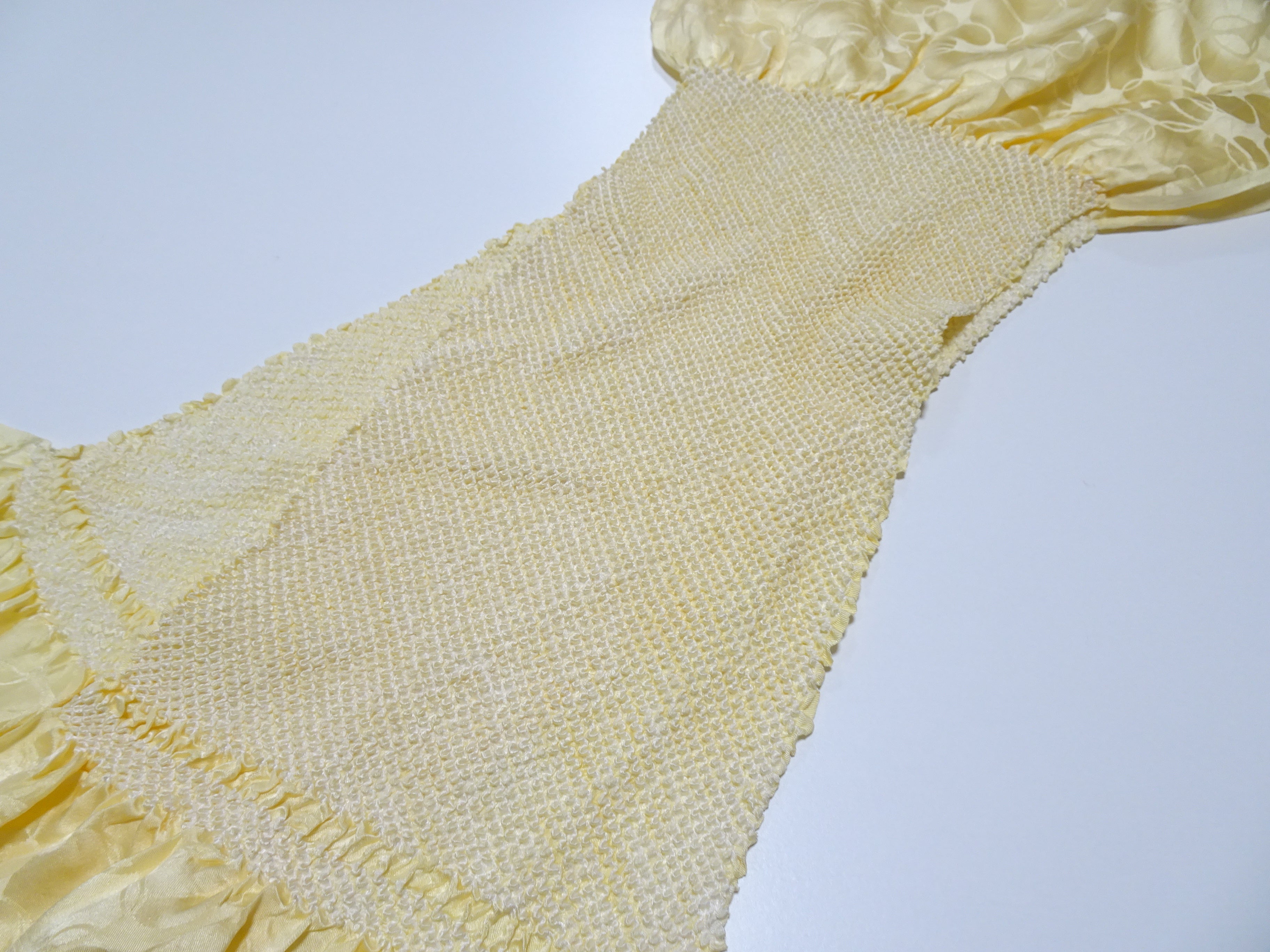 Japanese Kimono Silk Obi Age Shibori  18057