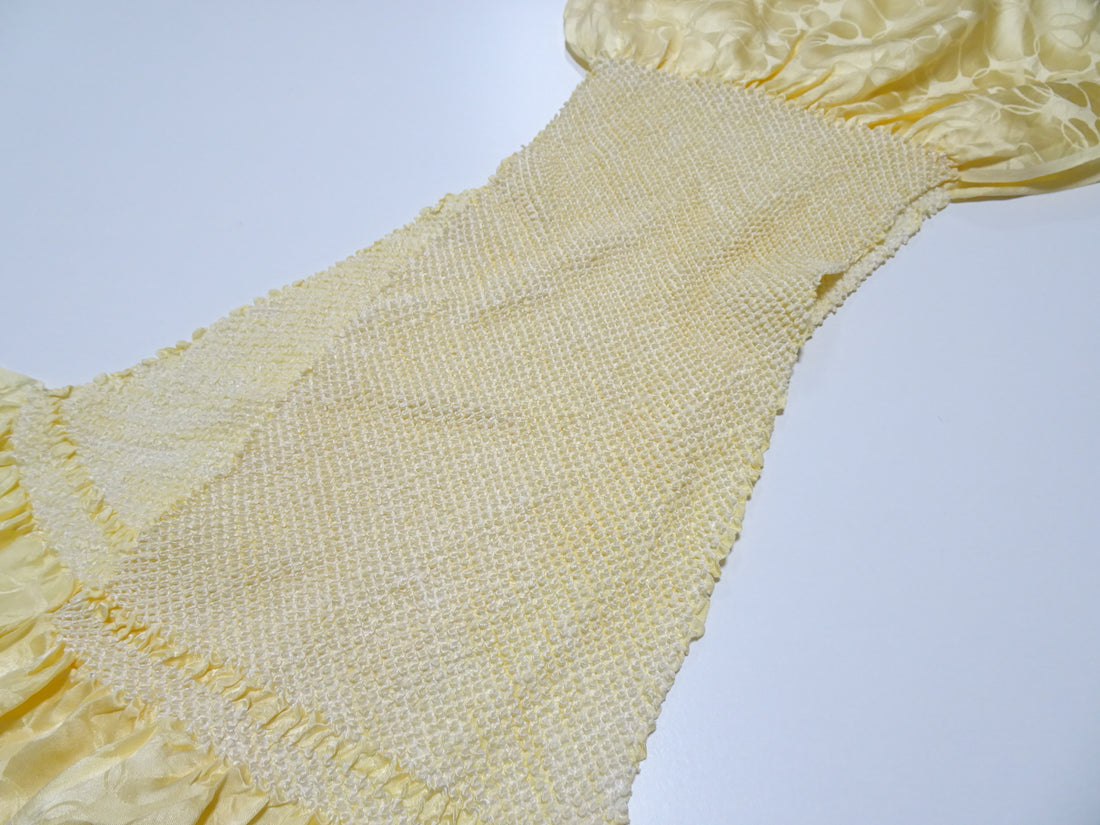 Japanese Kimono Silk Obi Age Shibori  18057