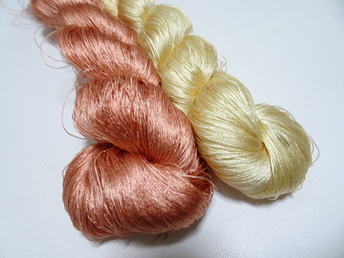 Japanese vintage silk thread 2sets embroidery 8608