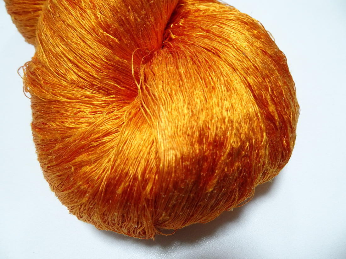 Japanese Vintage Loose Twisted Silk Thread Embroidery 15071