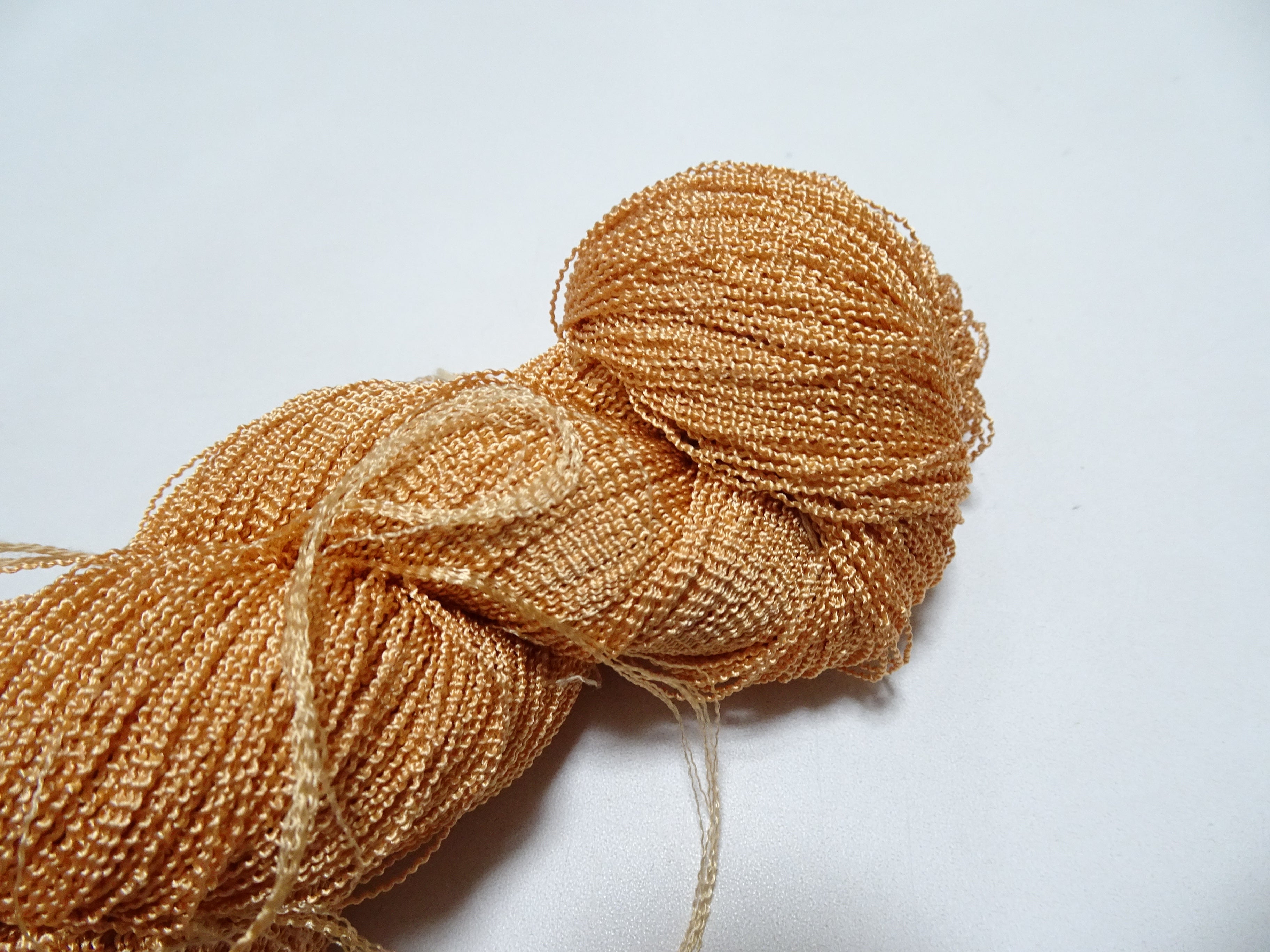 Japanese Vintage Kabe Silk Thread Embroidery & Weaving 16063