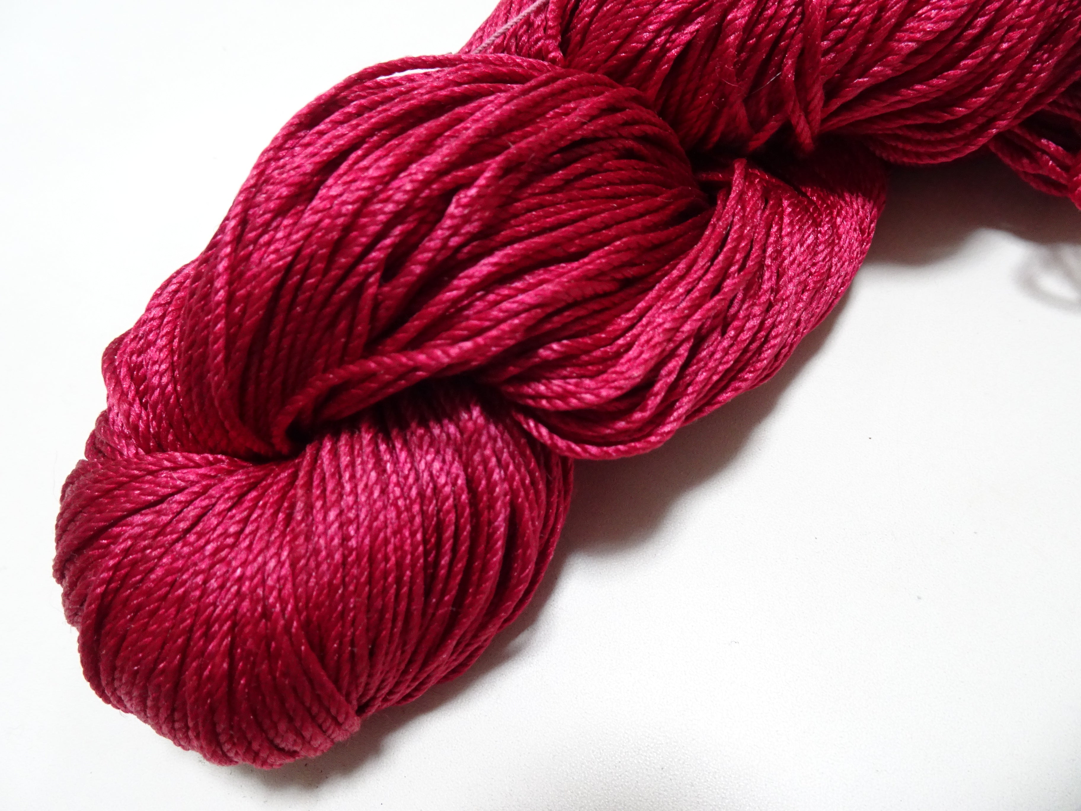 Japanese Tanaka Gen Silk – One-of-a-Kind Hand-Dyed Artistic Silk Thread, Rare Japanese Artisan Yarn, Limited Stock 16540