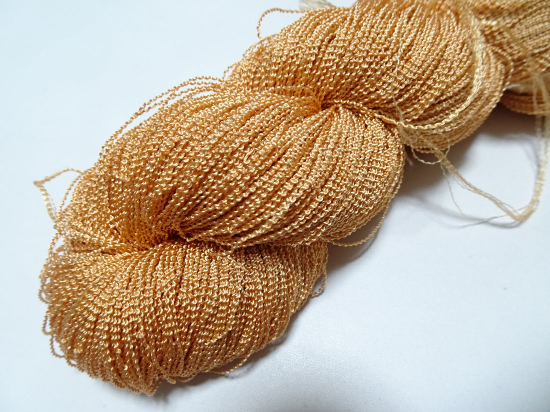 Japanese Vintage Kabe Silk Thread Embroidery & Weaving 16063