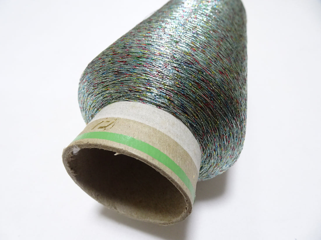 Super Special price! Japanese vintage metallic lame thread embroidery 5000M 9375
