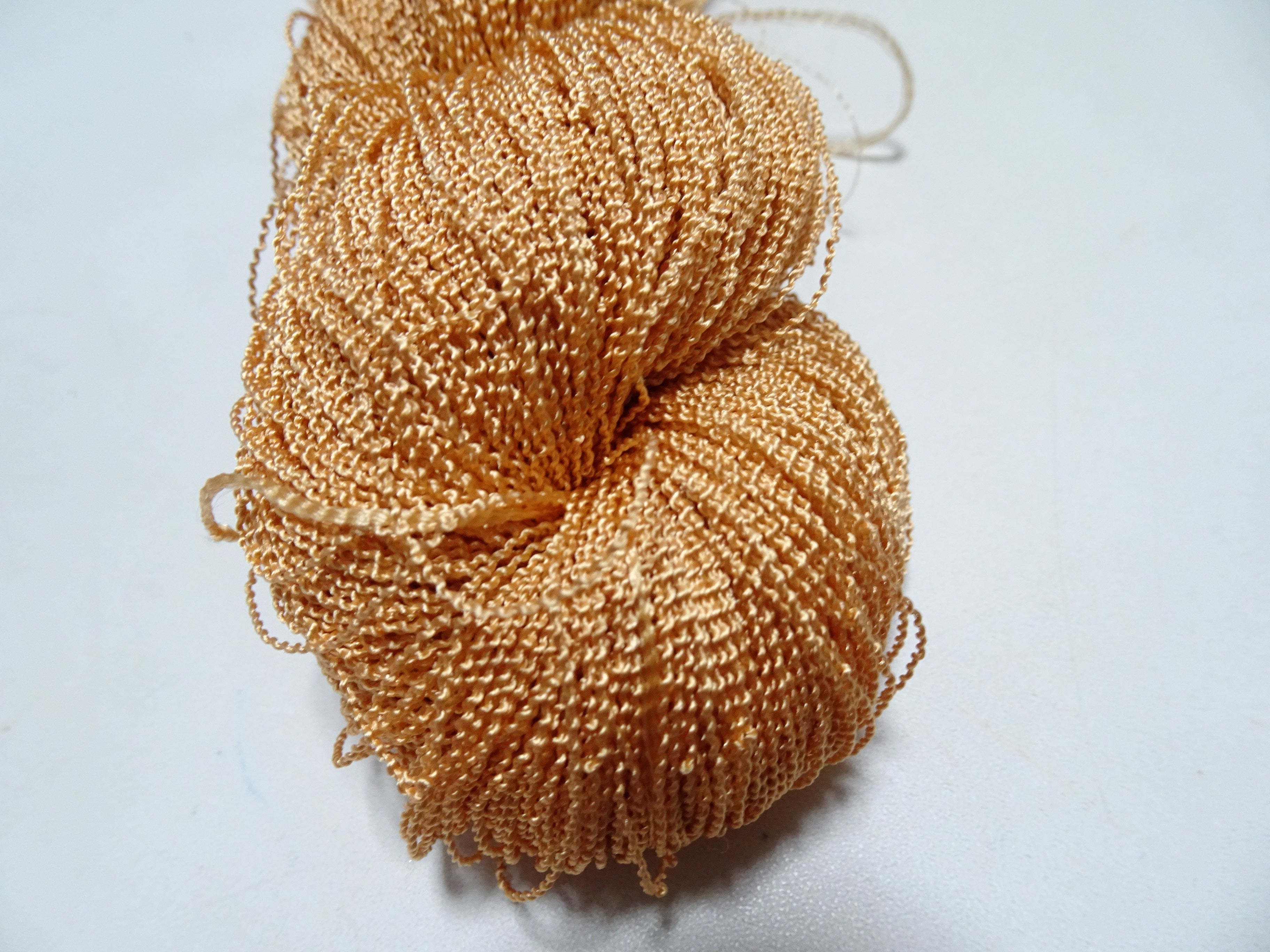 Japanese Vintage Kabe Silk Thread Embroidery & Weaving 16063