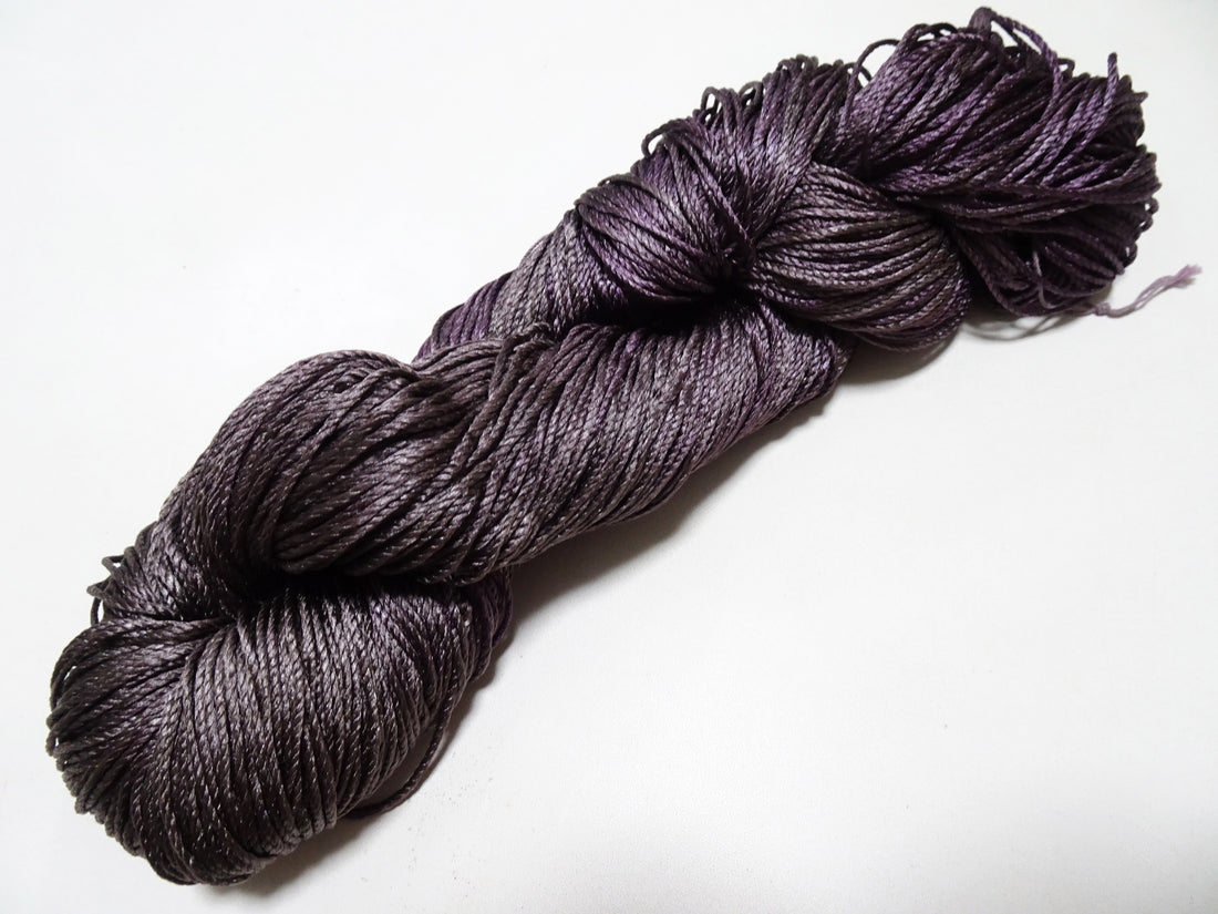Japanese Tanaka Gen Silk – One-of-a-Kind Hand-Dyed Artistic Silk Thread, Rare Japanese Artisan Yarn, Limited Stock 16541