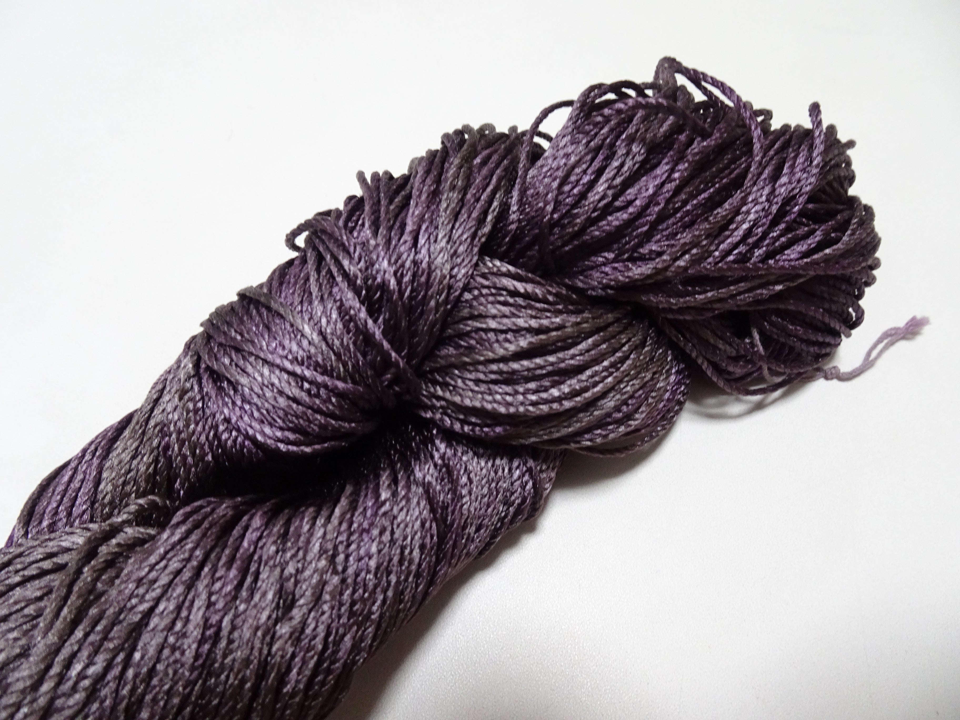 Japanese Tanaka Gen Silk – One-of-a-Kind Hand-Dyed Artistic Silk Thread, Rare Japanese Artisan Yarn, Limited Stock 16541